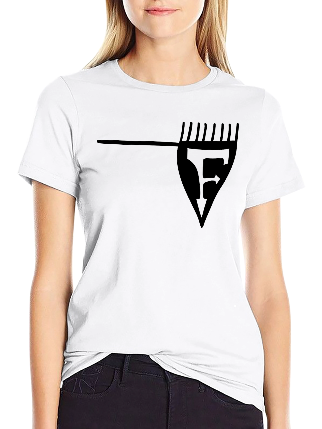 Black Men's Black Graphic Tee - Unique Design view 9