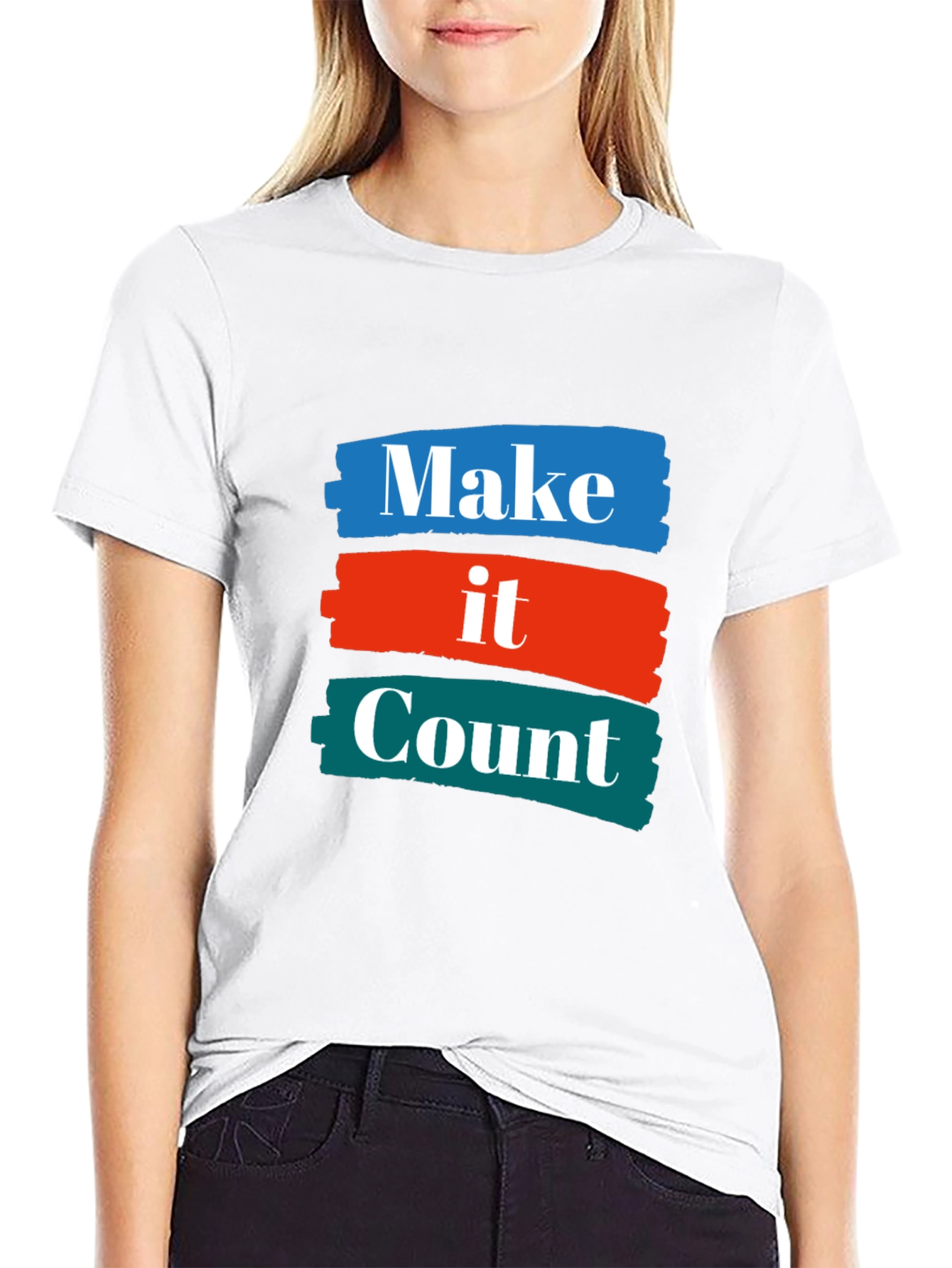 Black Make it Count Graphic T-Shirt view 9