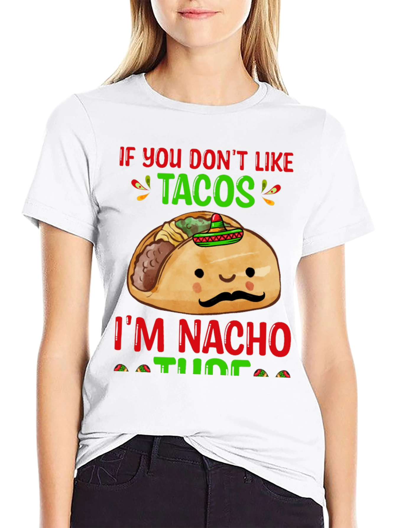 Black Funny Taco Lover T-Shirt - If You Don't Like Tacos! view 9