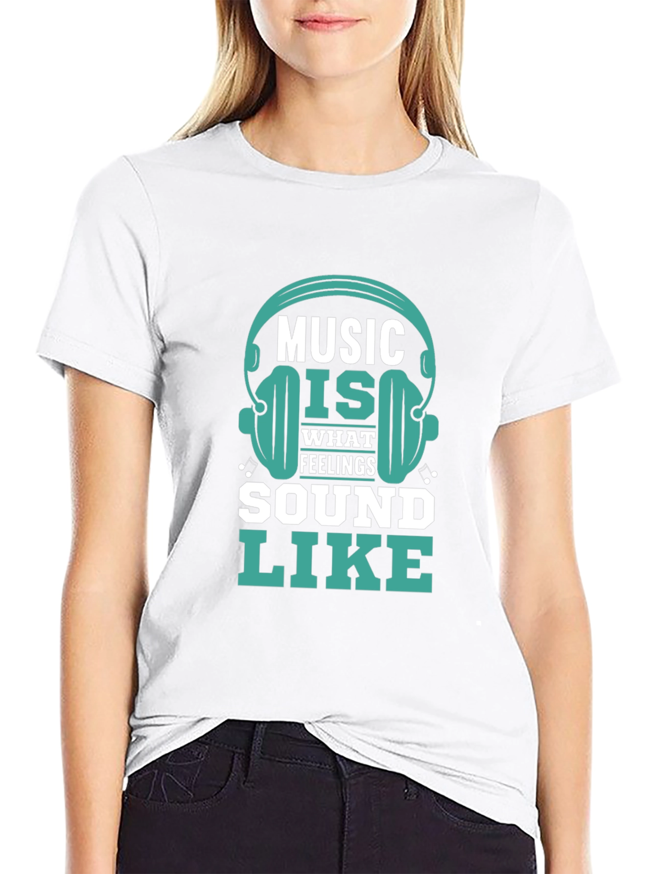 Black Music is What Feelings Sound Like T-Shirt view 9