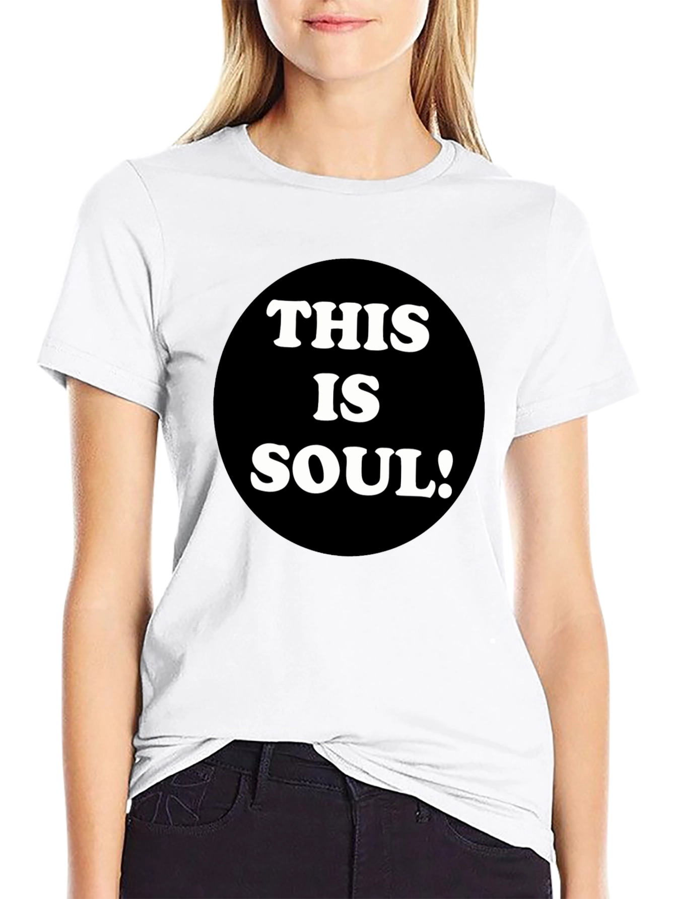 Black This is Soul! Black Graphic Tee view 9