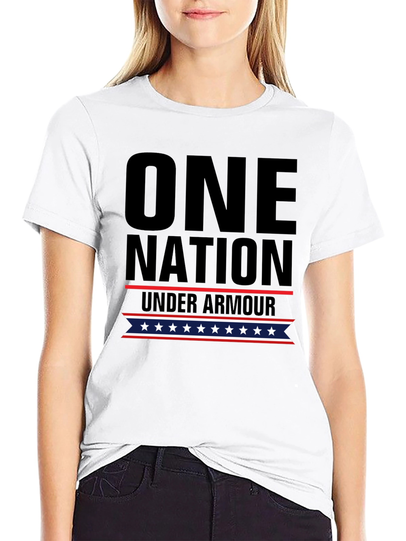 Black One Nation Under Armour Graphic T-Shirt view 9