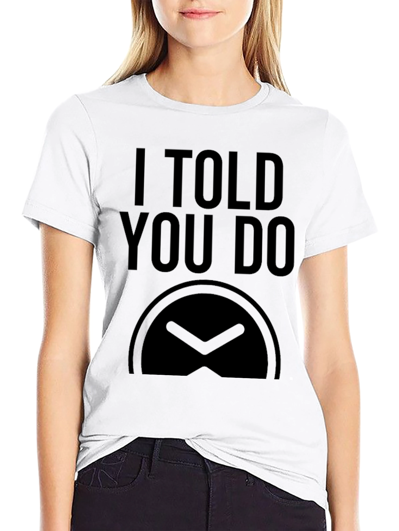 Black I Told You So Black Graphic Tee view 9