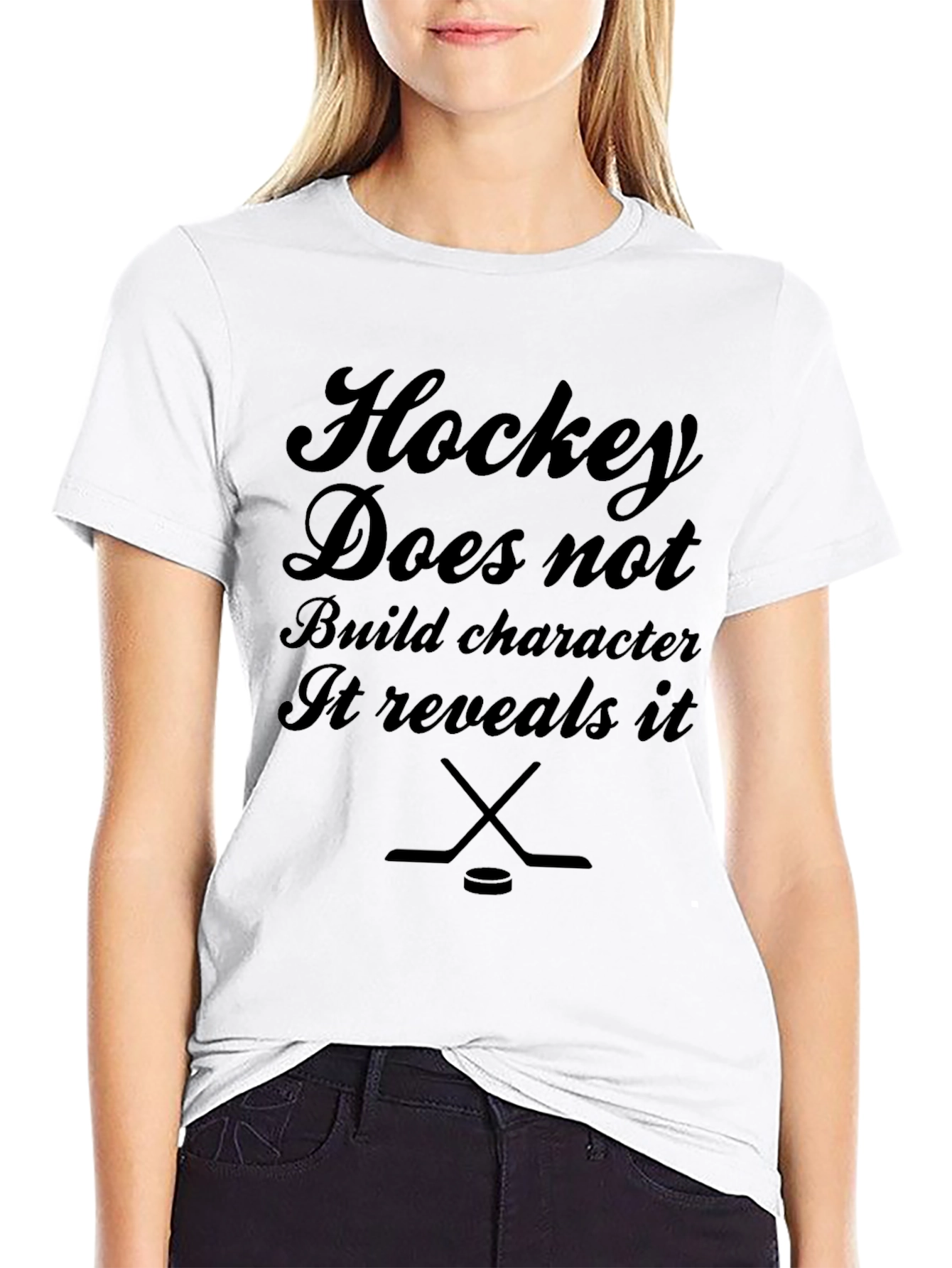 Black Hockey Reveals Character T-Shirt view 9