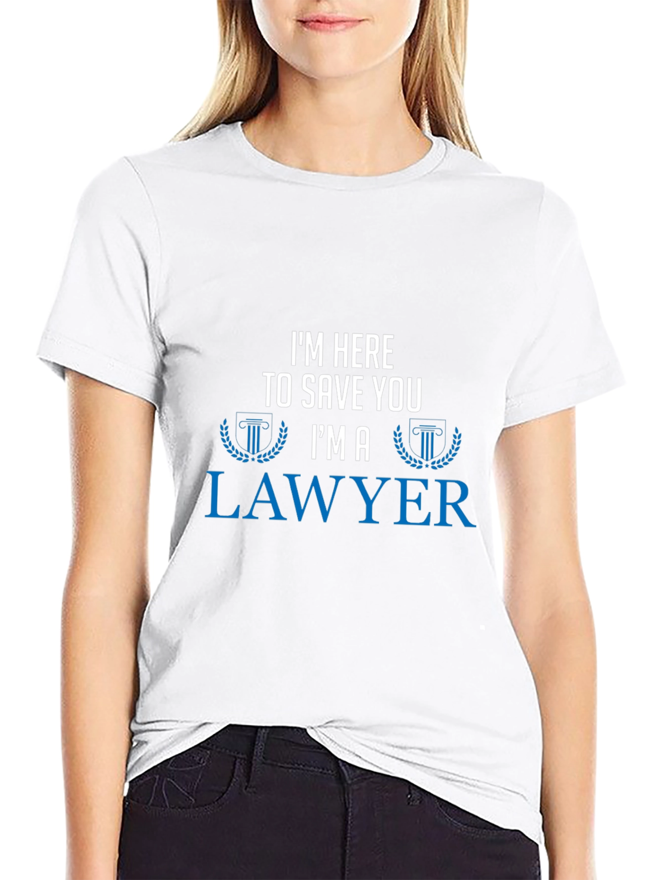 Black Lawyer Humor Graphic T-Shirt view 9