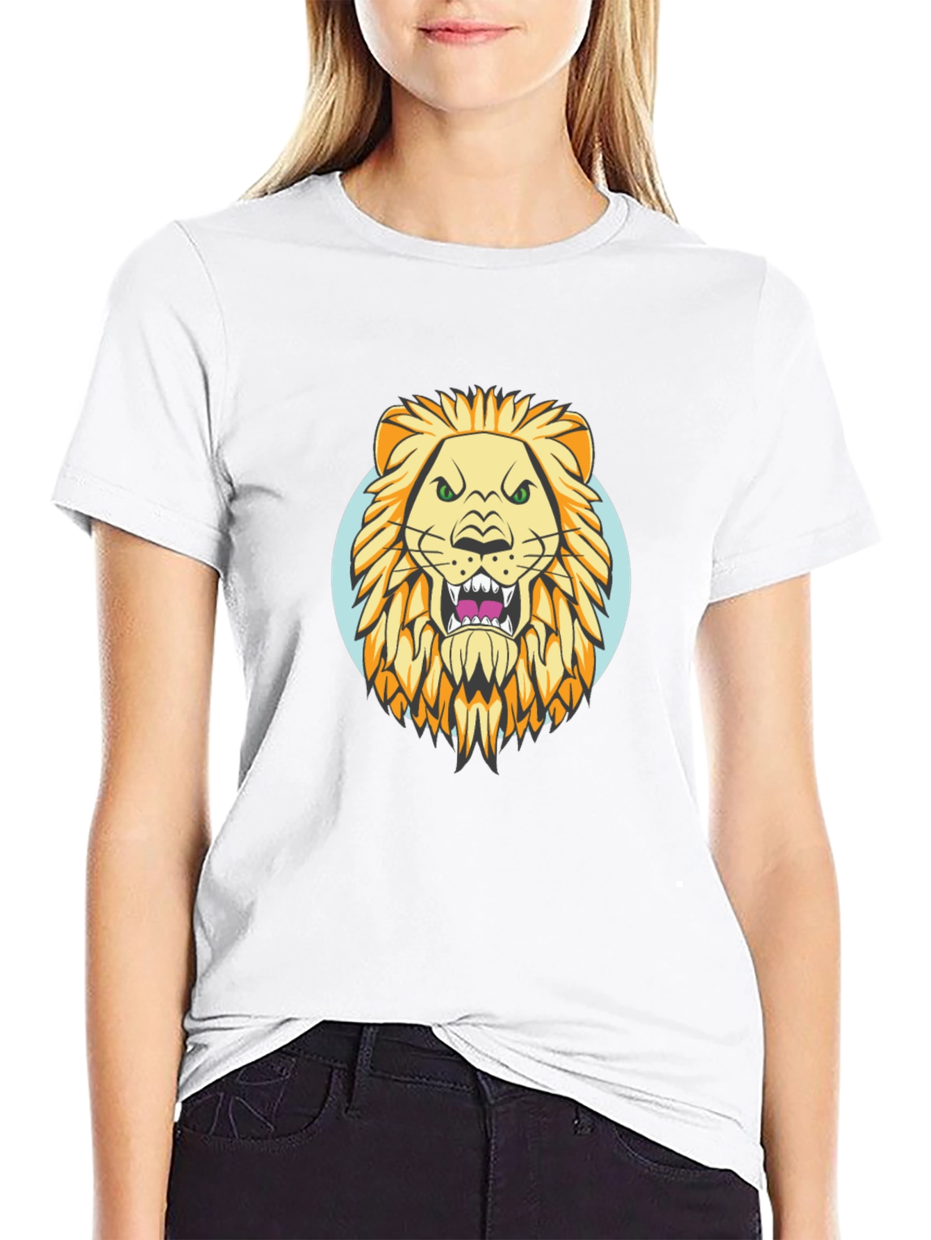 Black Lion Graphic Tee - Fierce Style view 9