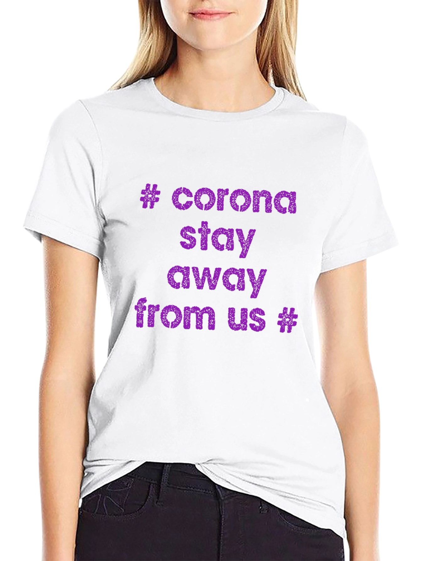 Black Corona Stay Away T-Shirt - Bold Statement Tee view 9