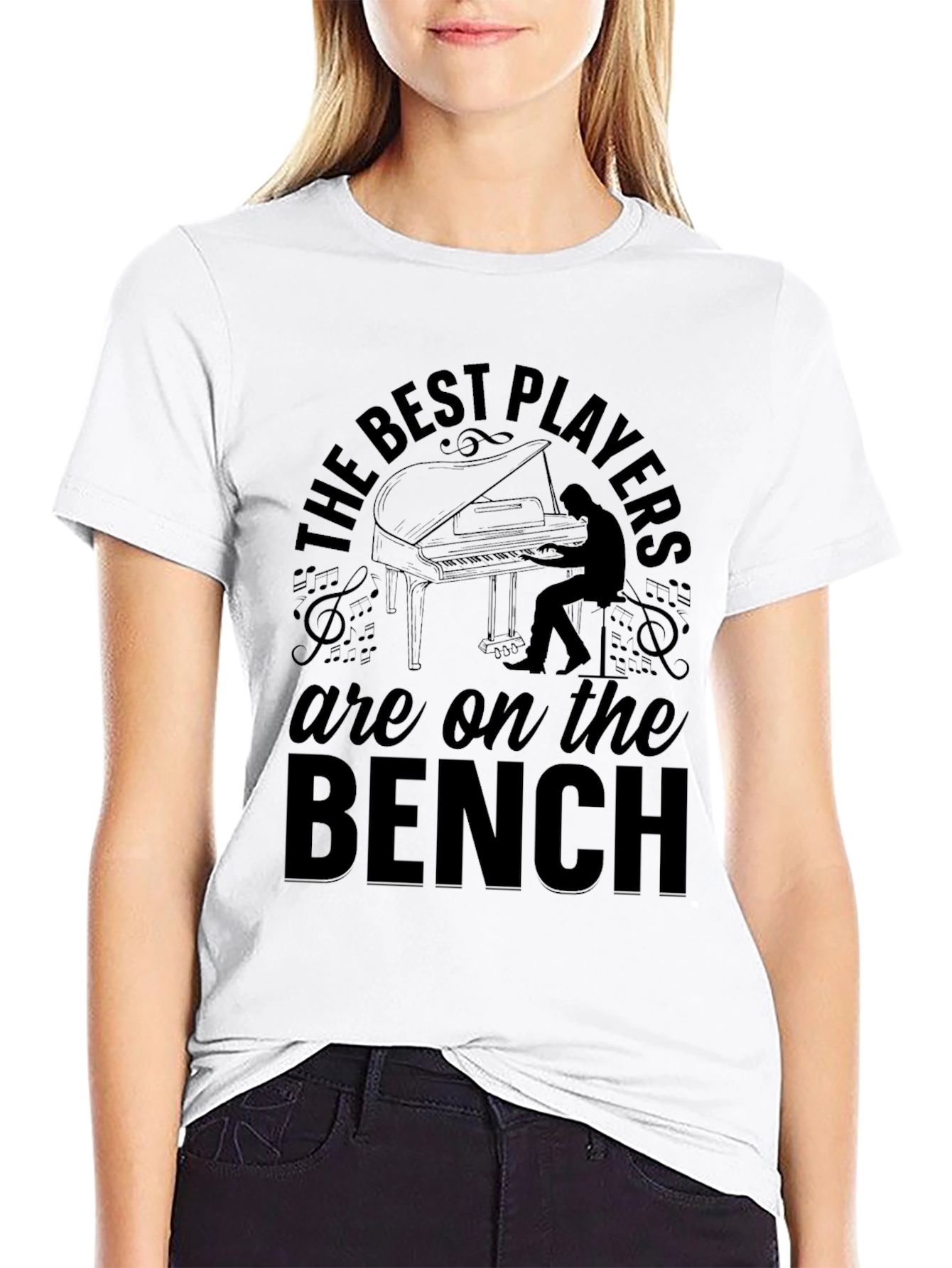 Black The Best Players Are On The Bench T-Shirt view 9