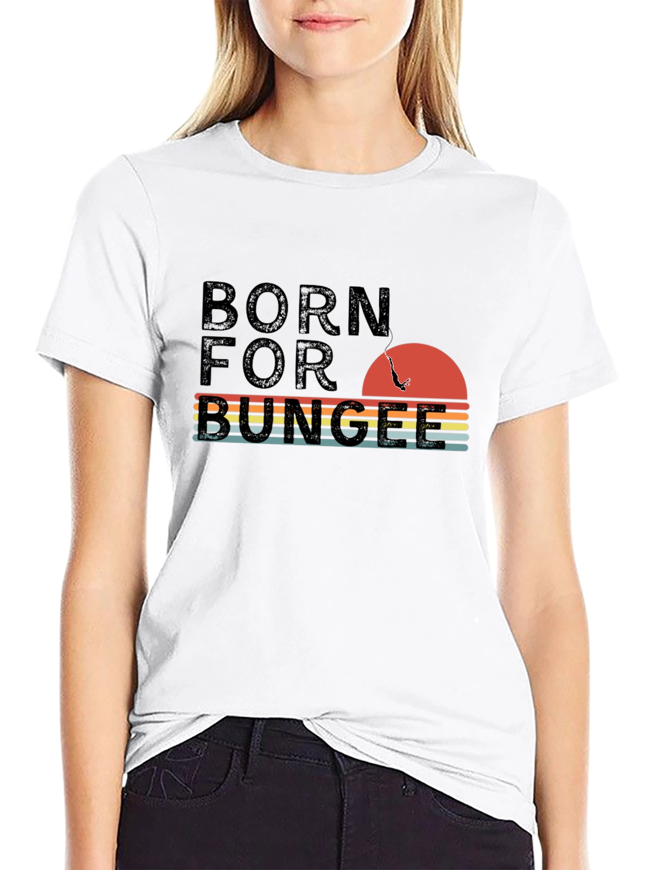 Born for Bungee Retro Graphic Tee - 9