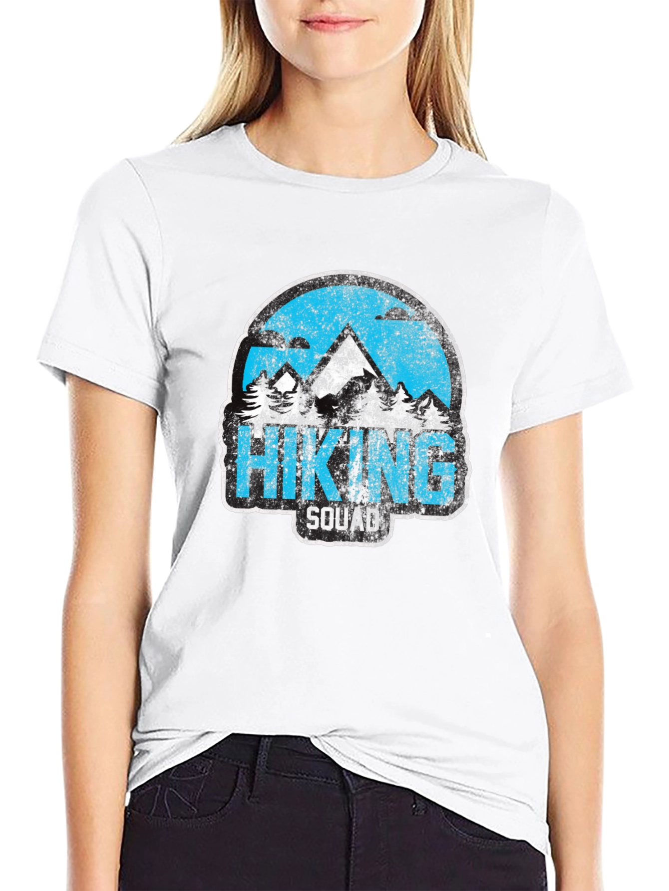 Black Hiking Squad Graphic T-Shirt - Outdoor Adventure Tee view 9