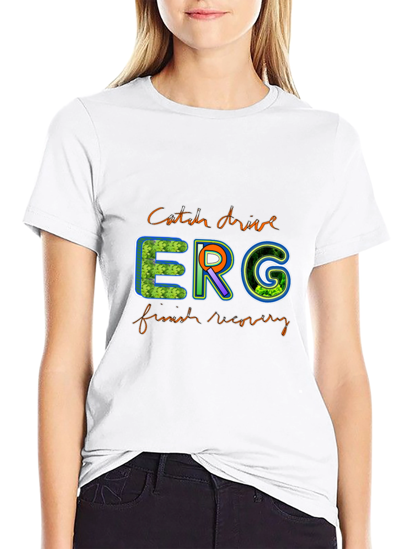 Black Catch Drive ERG Graphic T-Shirt view 9
