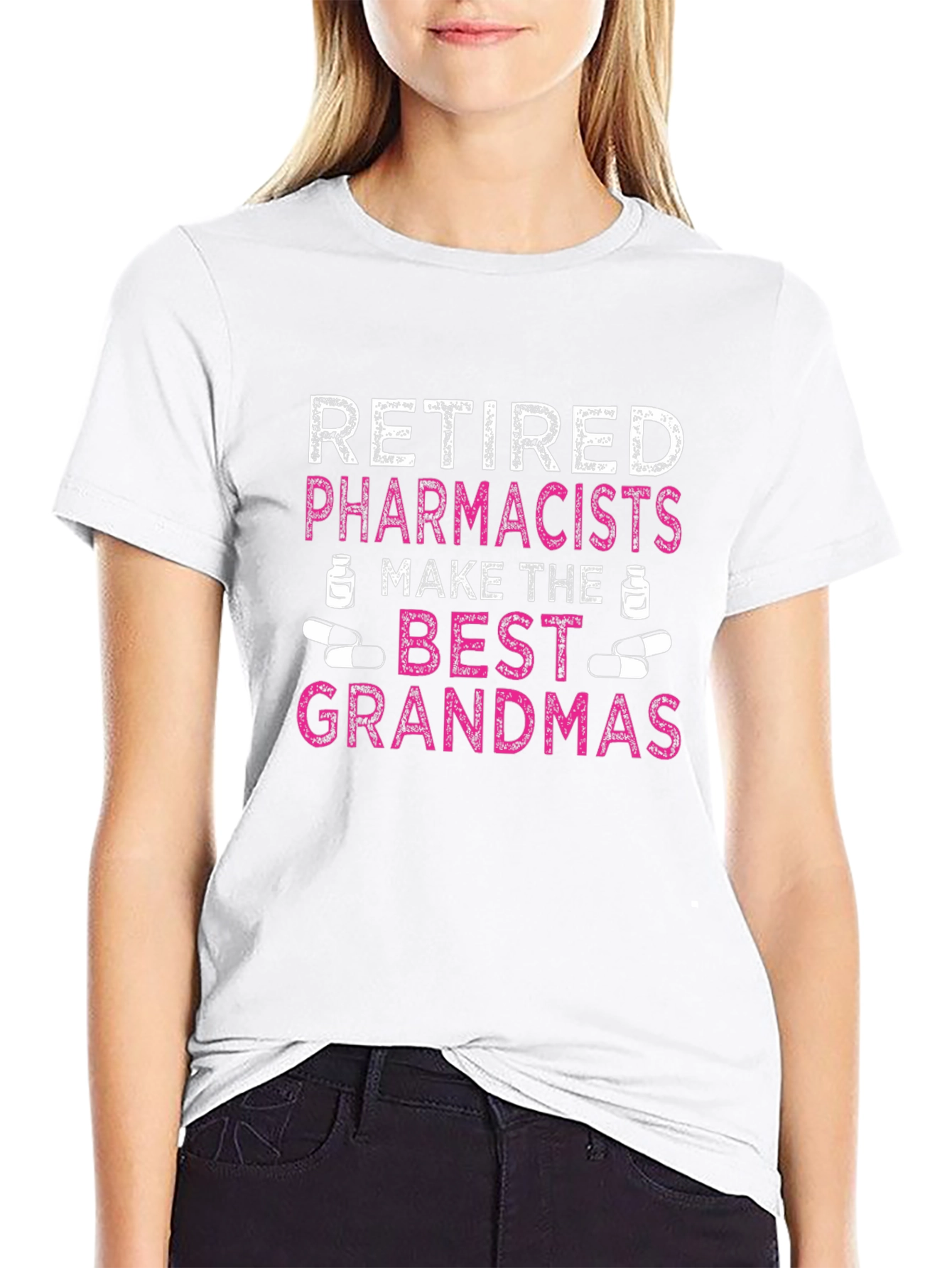 Black Retired Pharmacist Grandma T-Shirt view 9