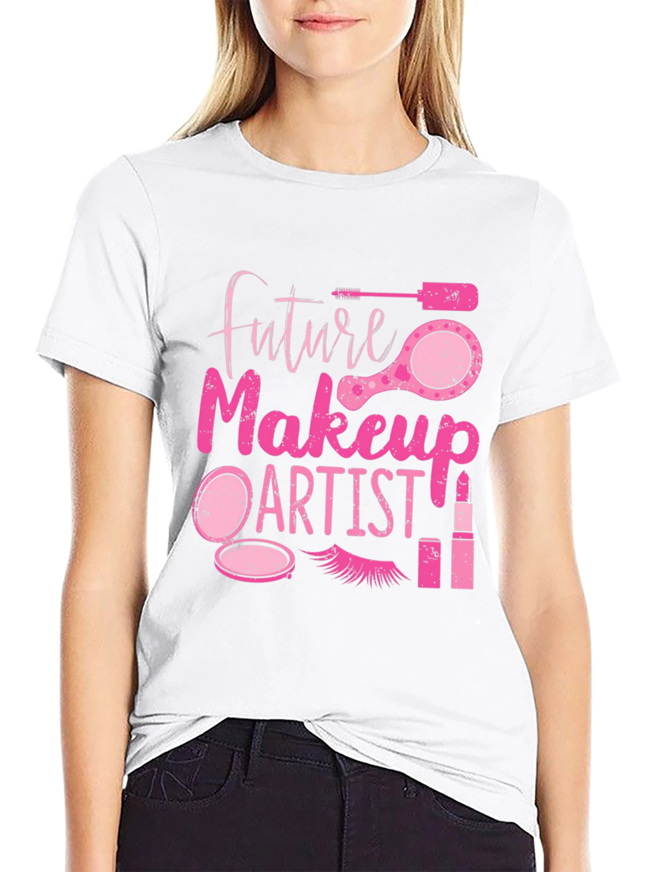 Black Future Makeup Artist T-Shirt - Beauty Fashion view 9