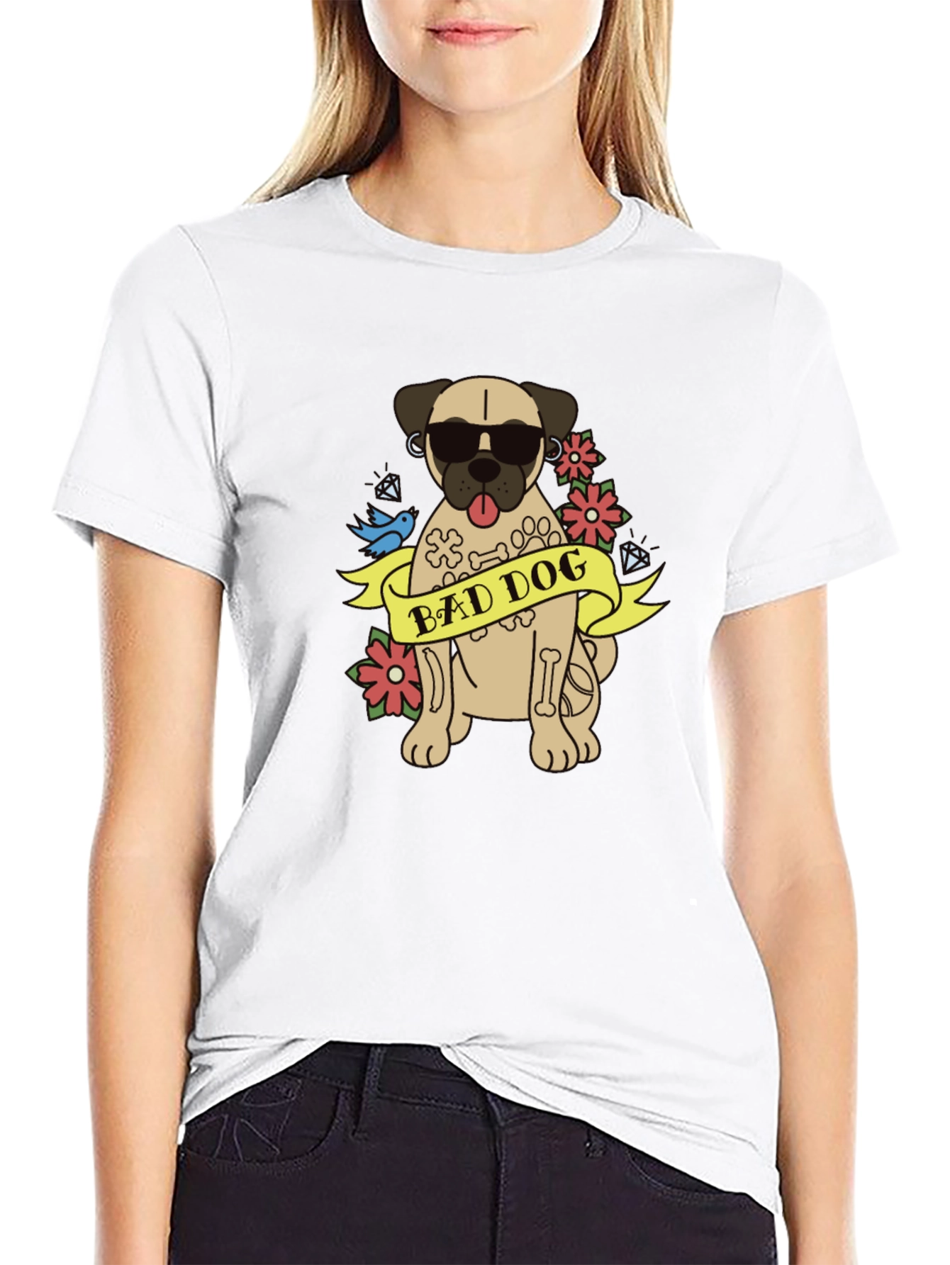 Bad Dog Graphic T-Shirt - 9