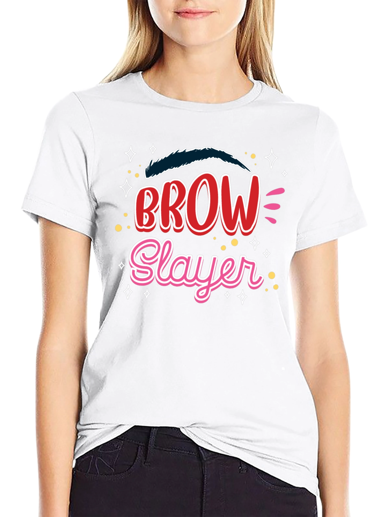 Black Brow Slayer Graphic Tee view 9