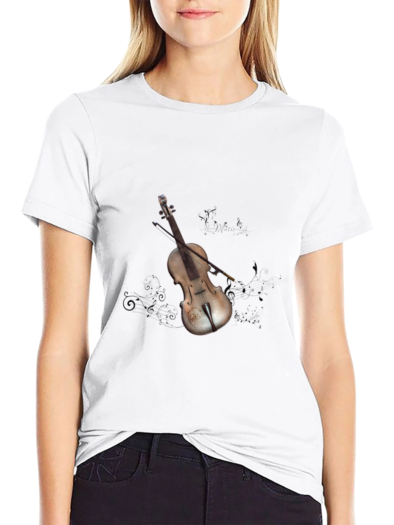 Black Violin Graphic Tee - Stylish Music Lover's Shirt view 9