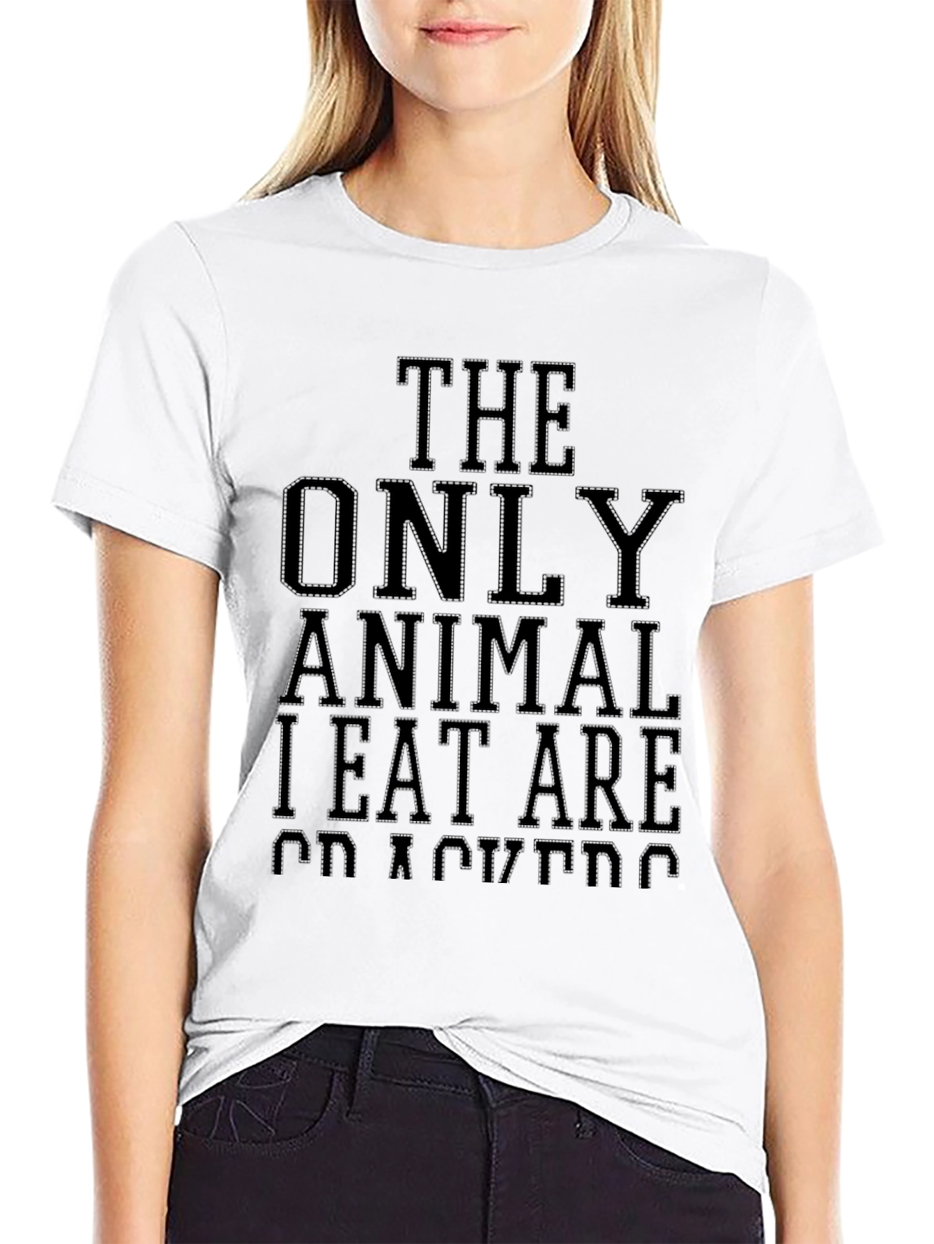 Black Funny Sarcastic Animal Lover T-Shirt view 9