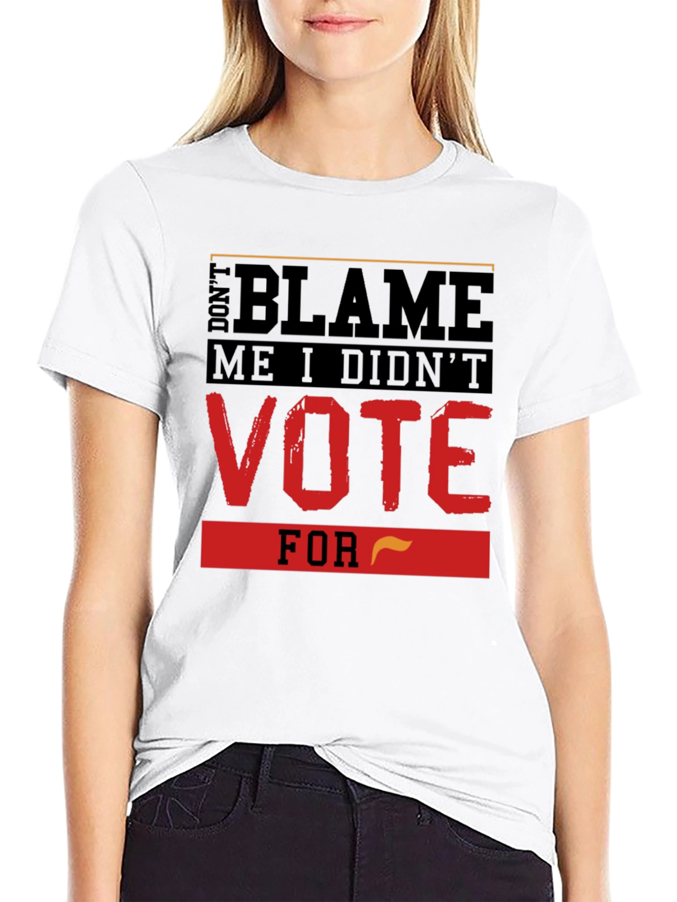 Black Don't Blame Me T-Shirt, Vote Political Tee view 9