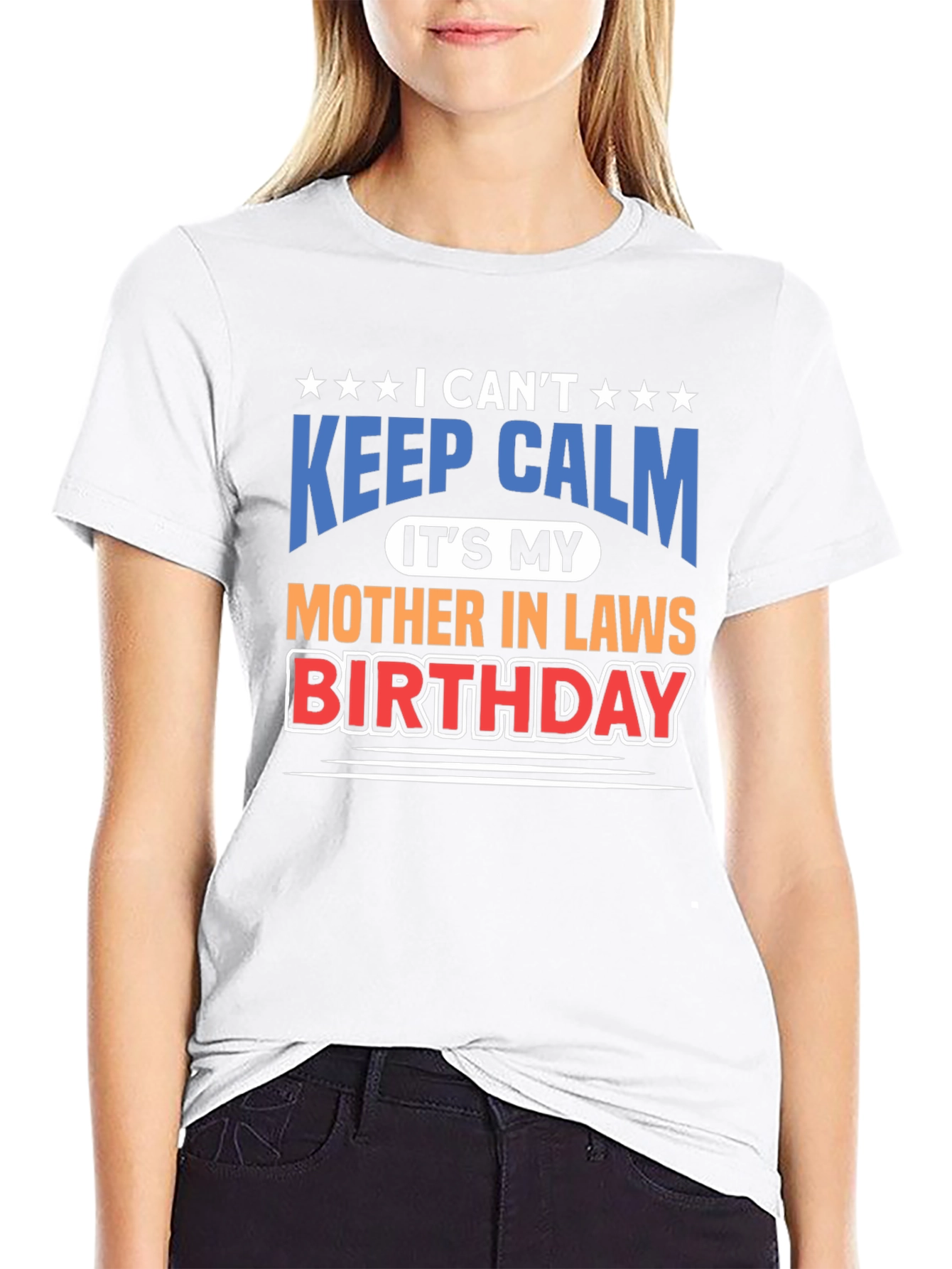 Black Funny Mother-in-Law Birthday T-Shirt view 9