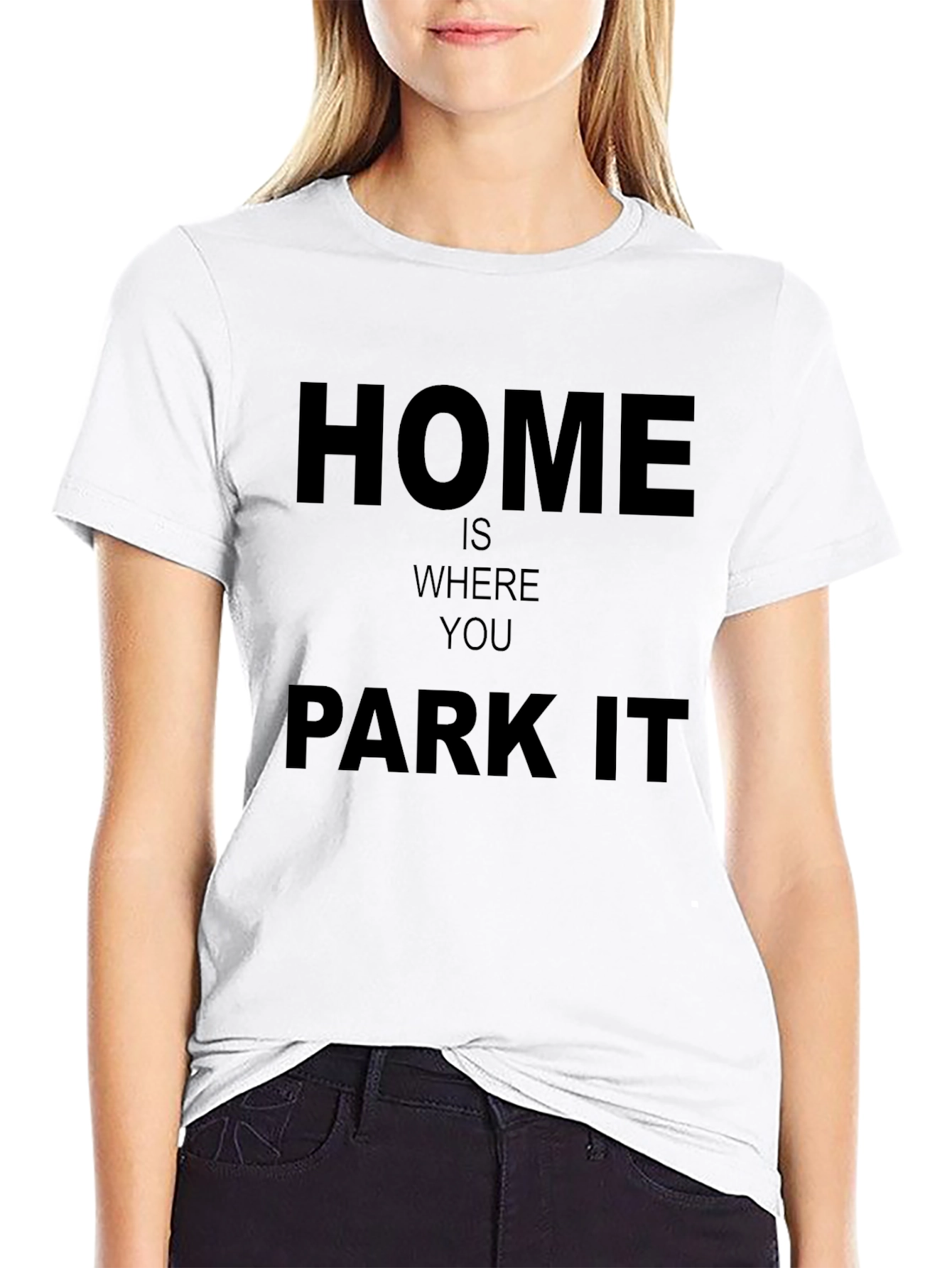 Black Home Is Where You Park It - Graphic T-Shirt view 9