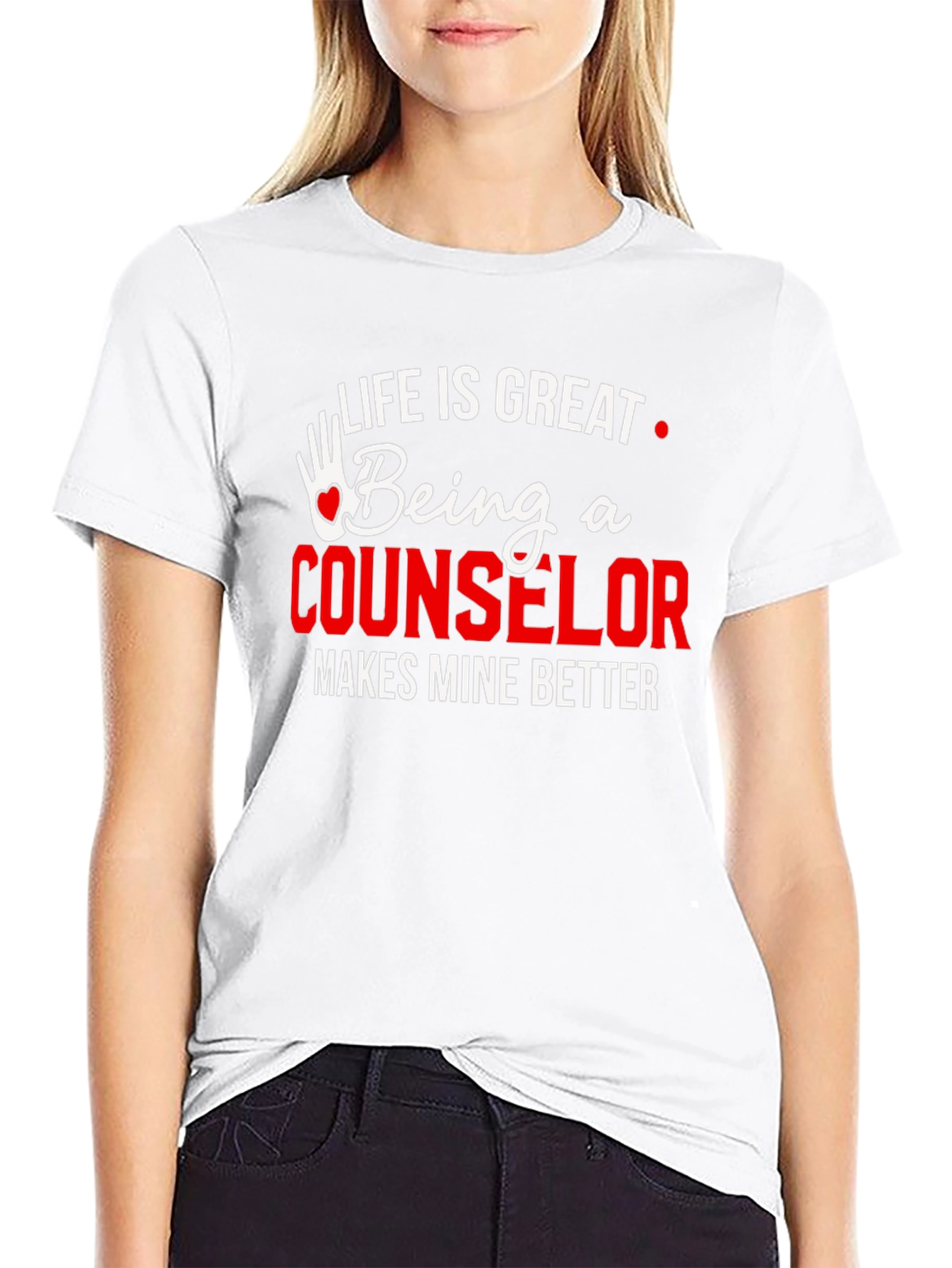 Black Life is Great Counselor T-Shirt view 9