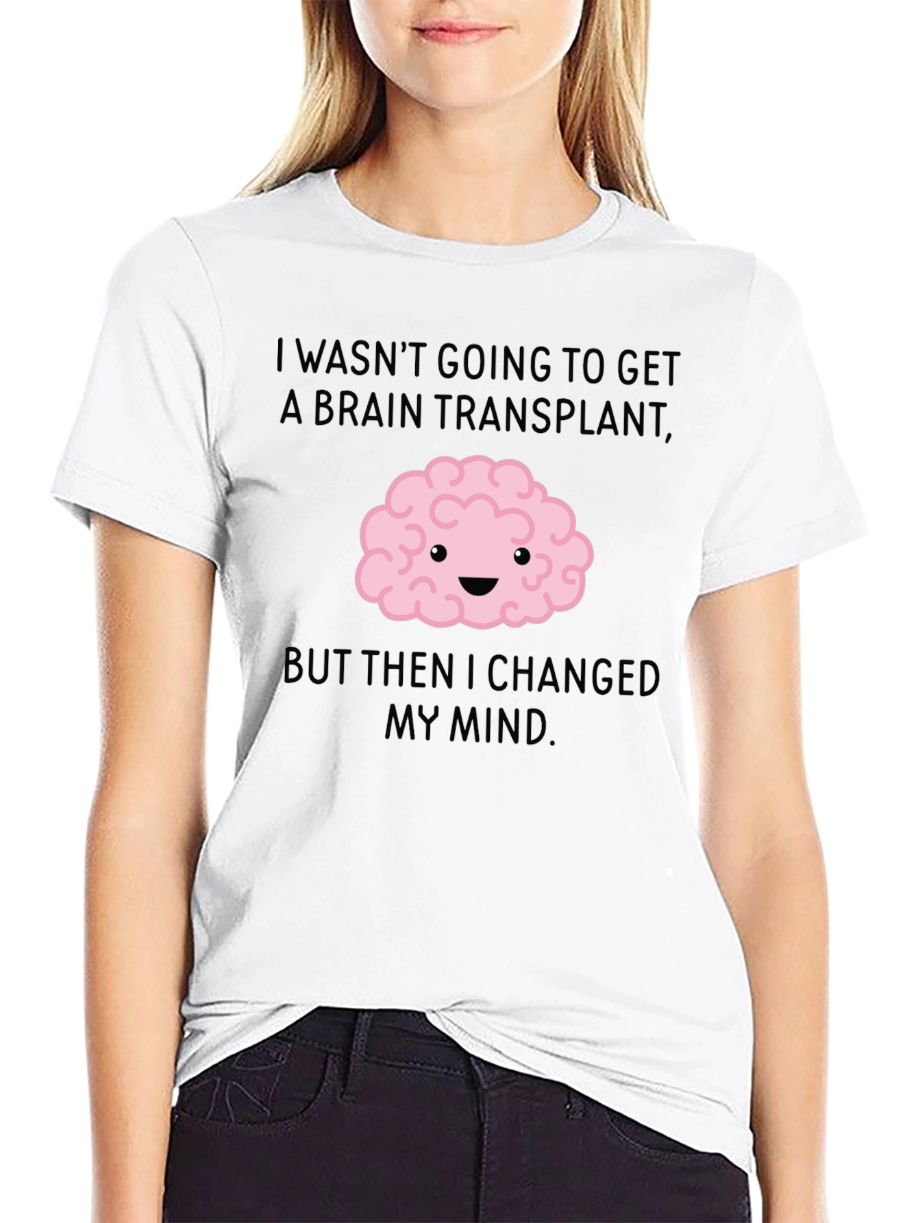Black Brain Transplant T-Shirt - Funny Graphic Tee view 9