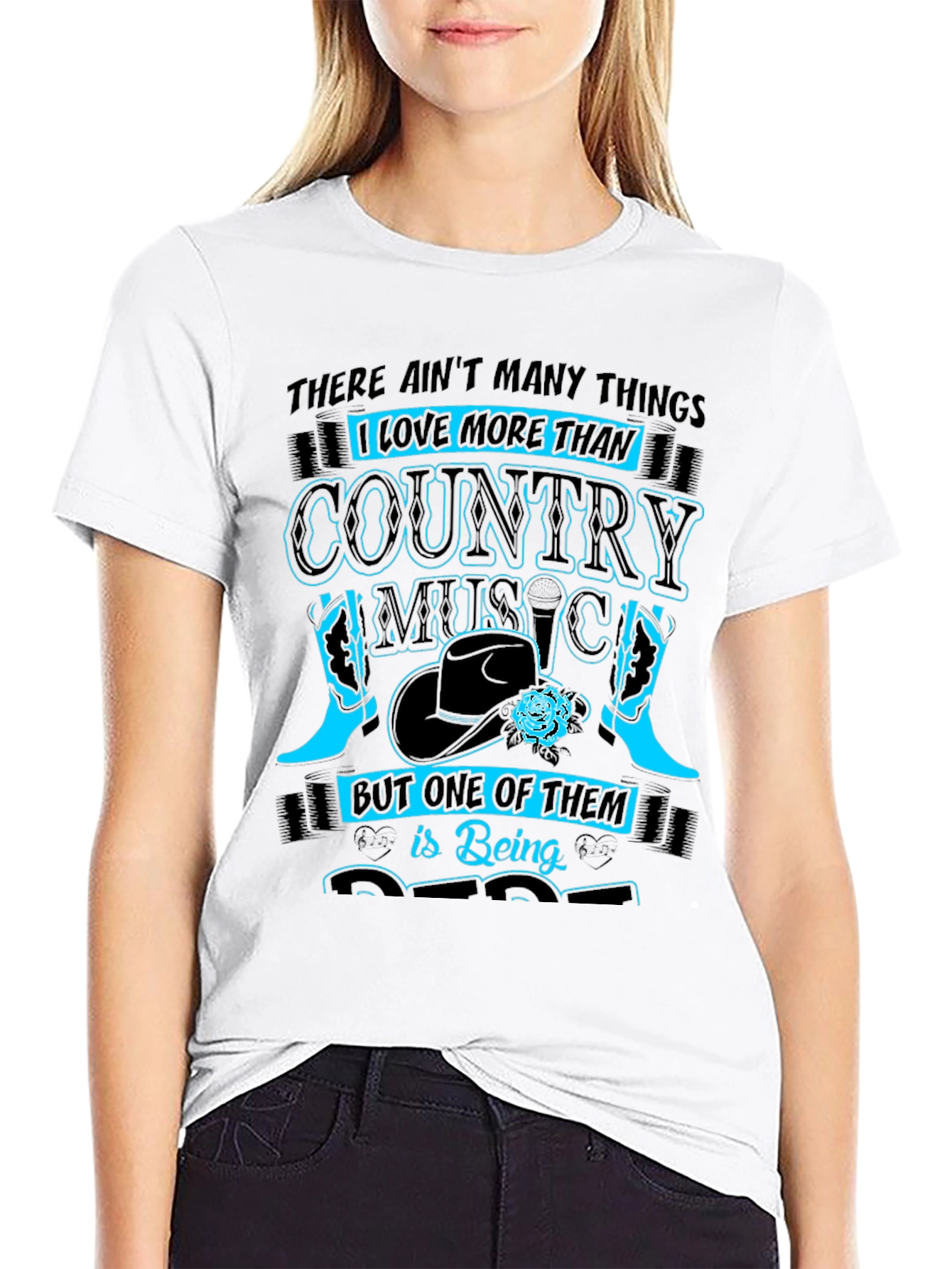 Black Country Music Lover T-Shirt - Unique Design view 9