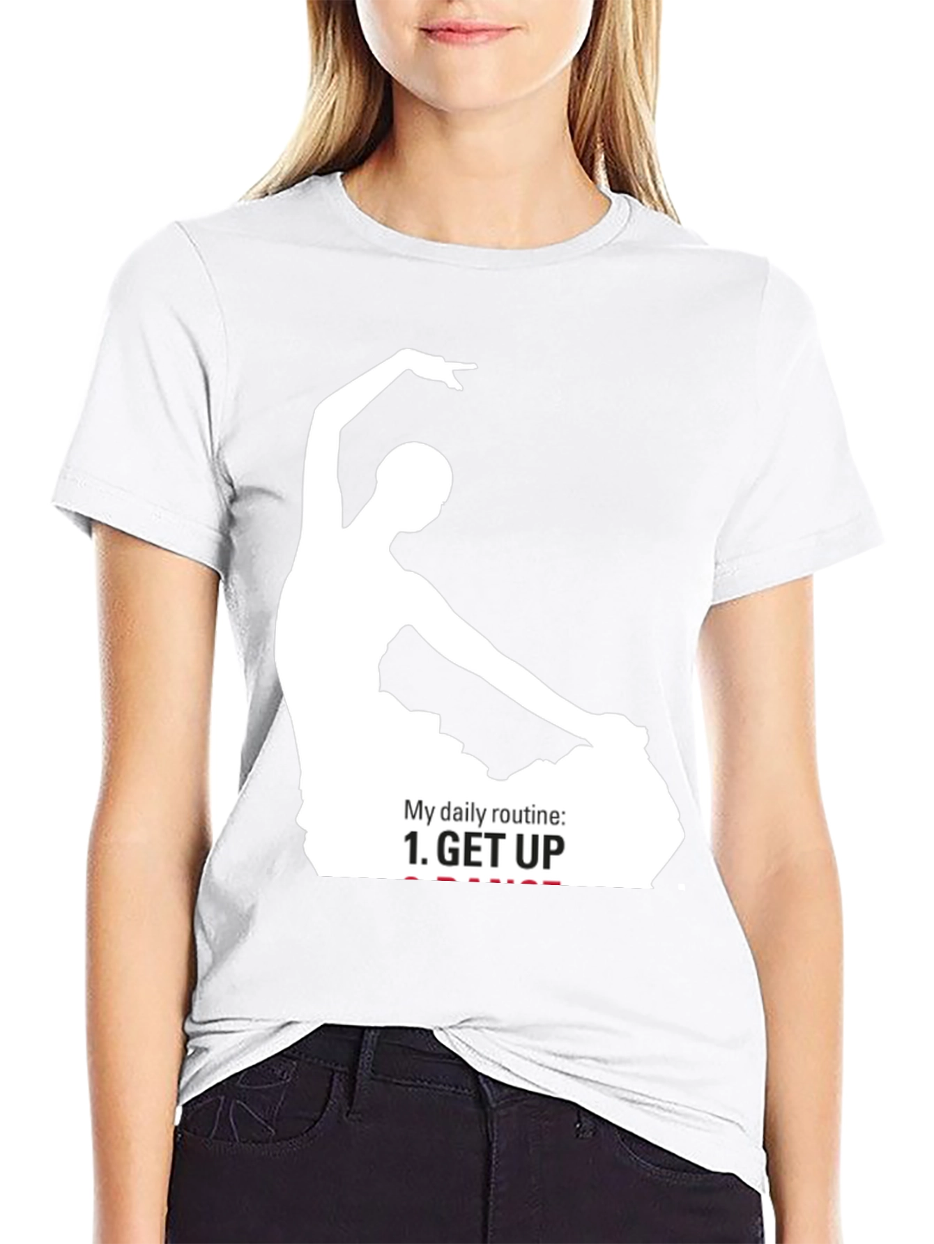 Black Dance Routine Graphic Tee view 9