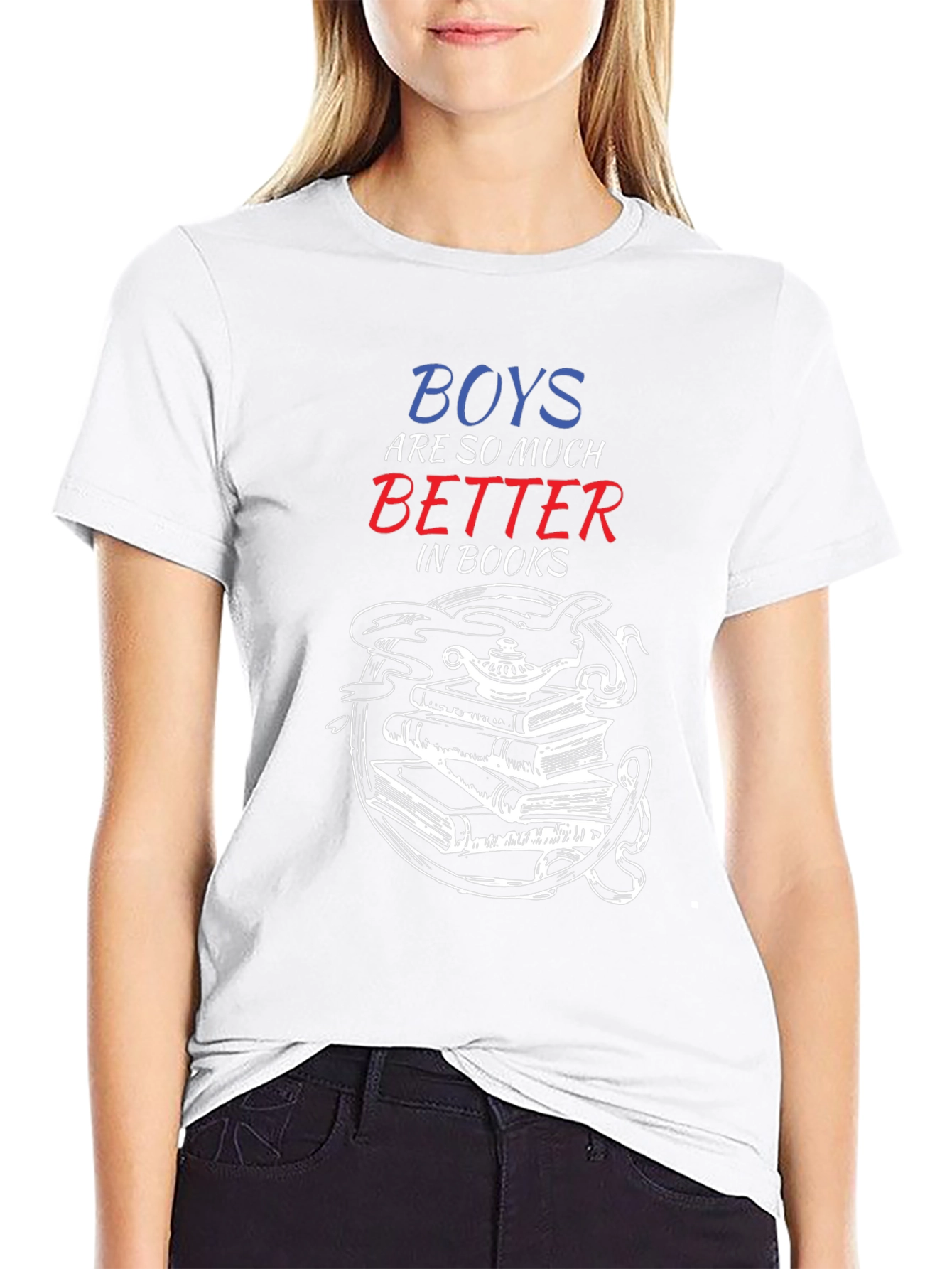 Black Boys are So Much Better In Books T-Shirt view 9