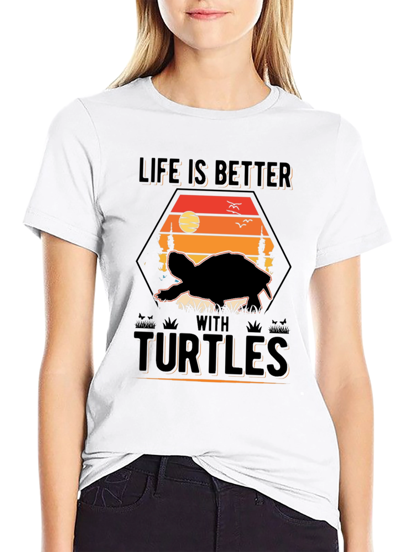 Life Is Better With Turtles Graphic Tee - 9