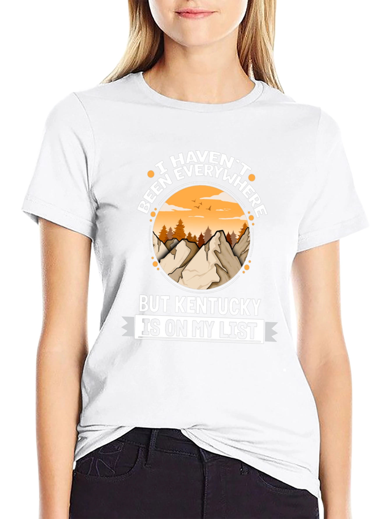 Black Kentucky Travel T-Shirt - Adventure Awaits view 9