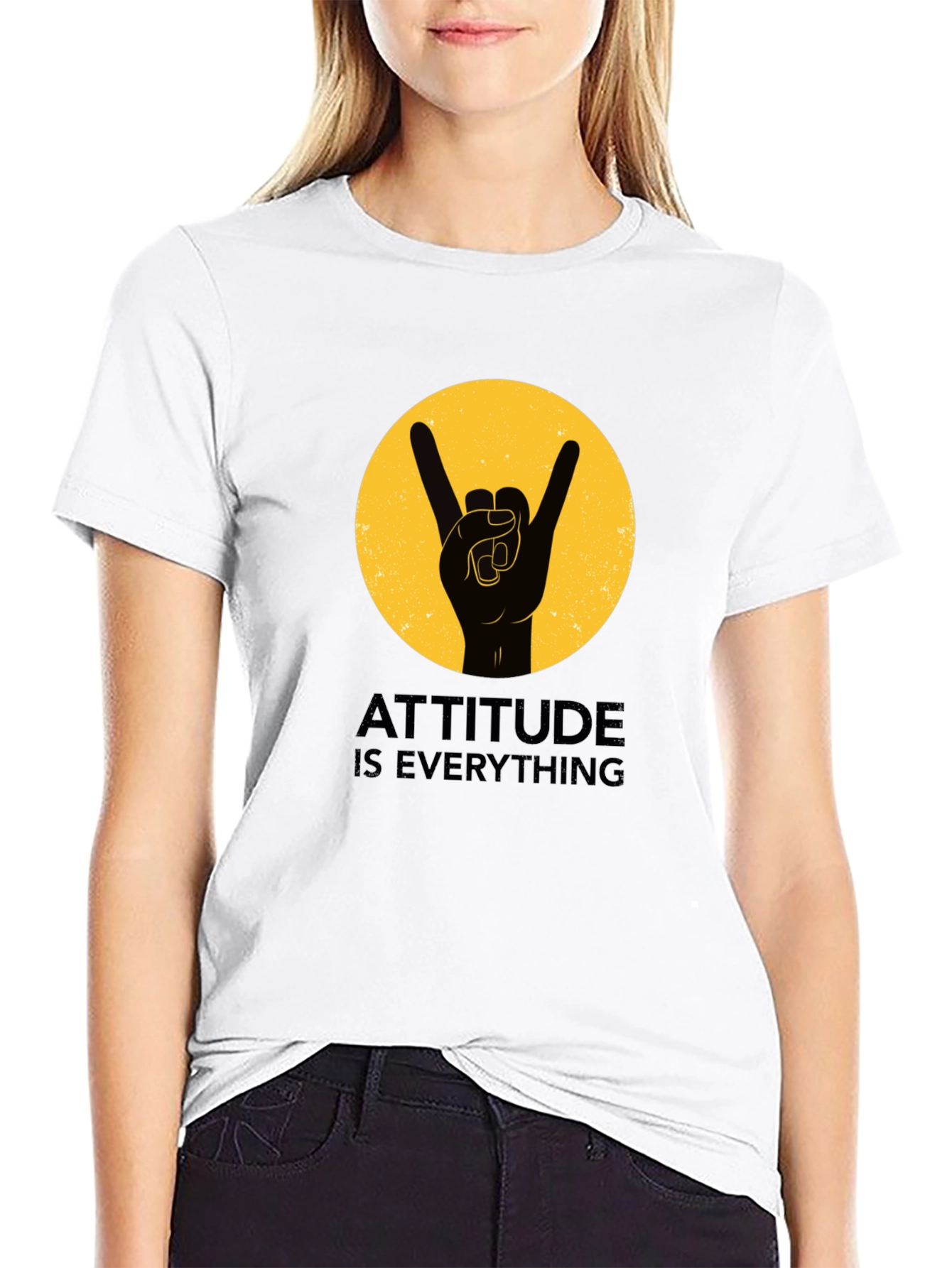 Black Attitude is Everything Graphic Tee view 9