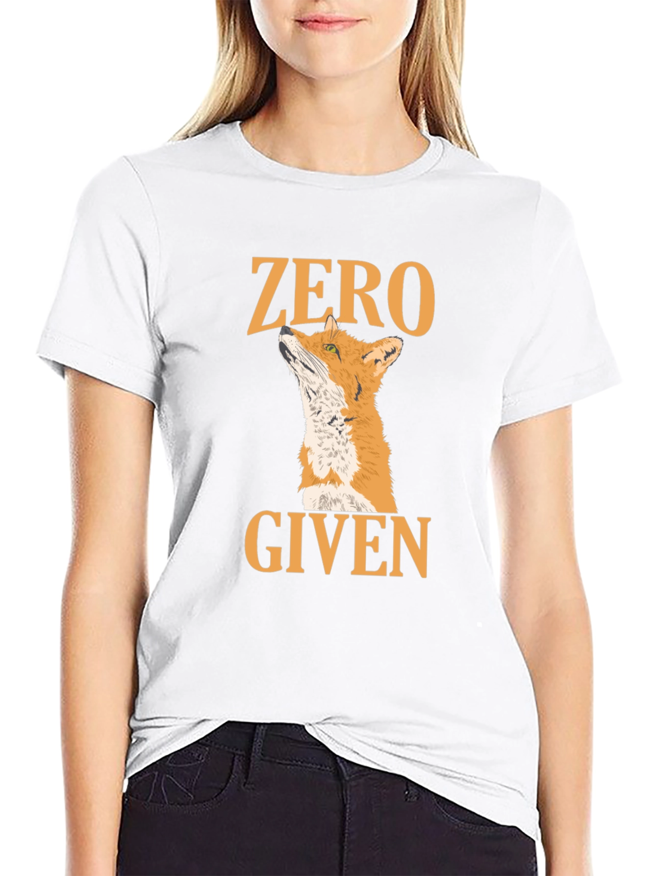 Black Zero Fox Given Black T-Shirt view 9