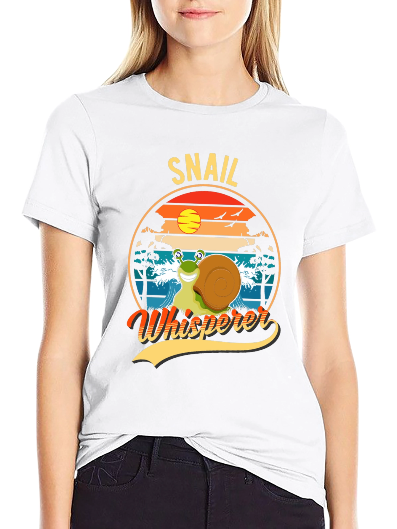 Black Snail Whisperer Graphic Tee view 9