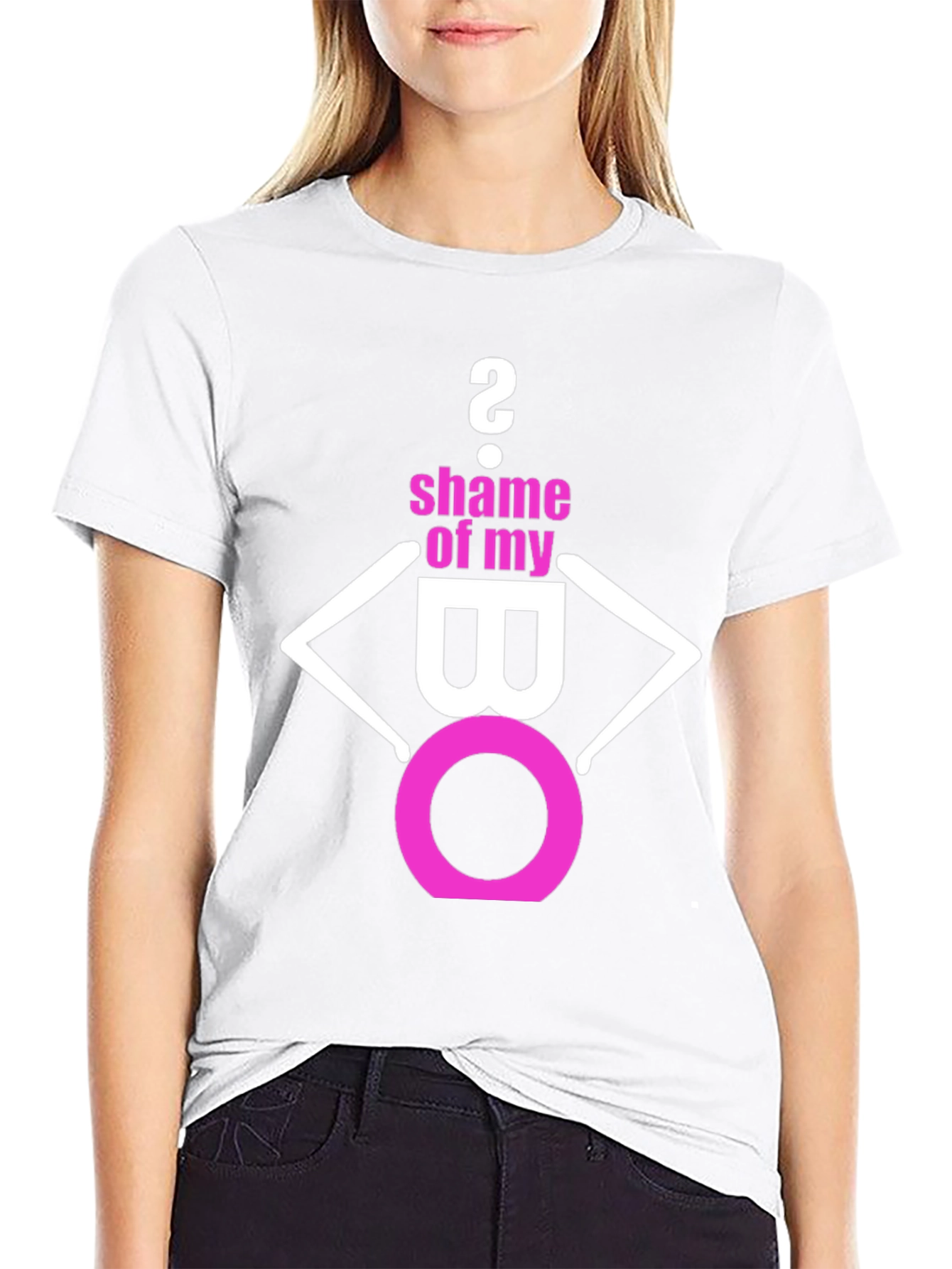 Black Shame of My BO Graphic T-Shirt view 9