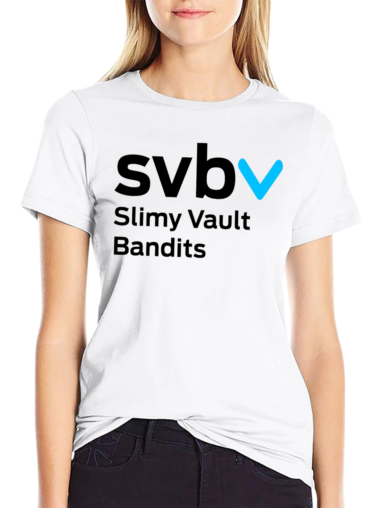 Black SVB Slimy Vault Bandits Black T-Shirt view 9