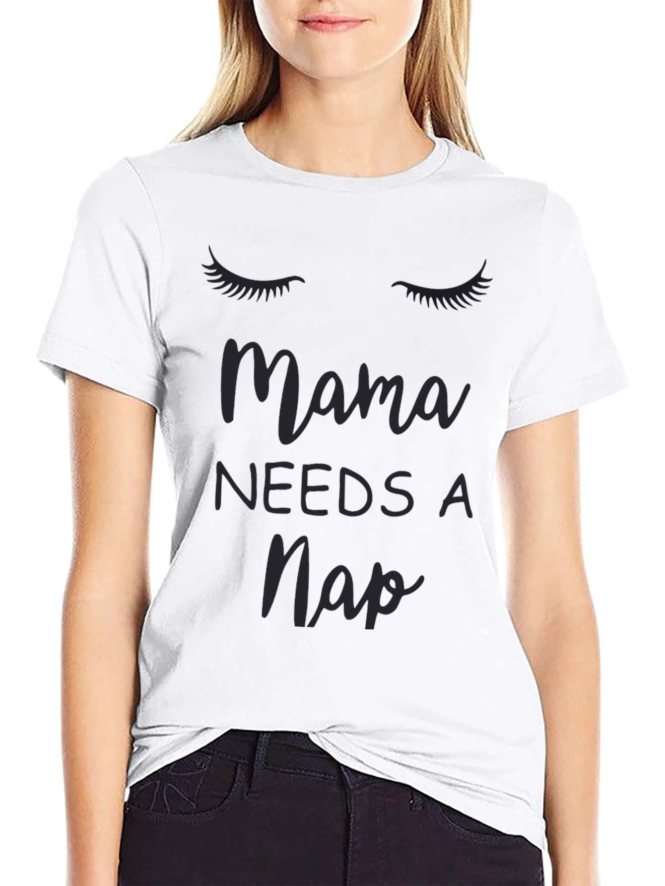Black Mama Needs a Nap Graphic Tee - Comfortable Unisex Fit view 9