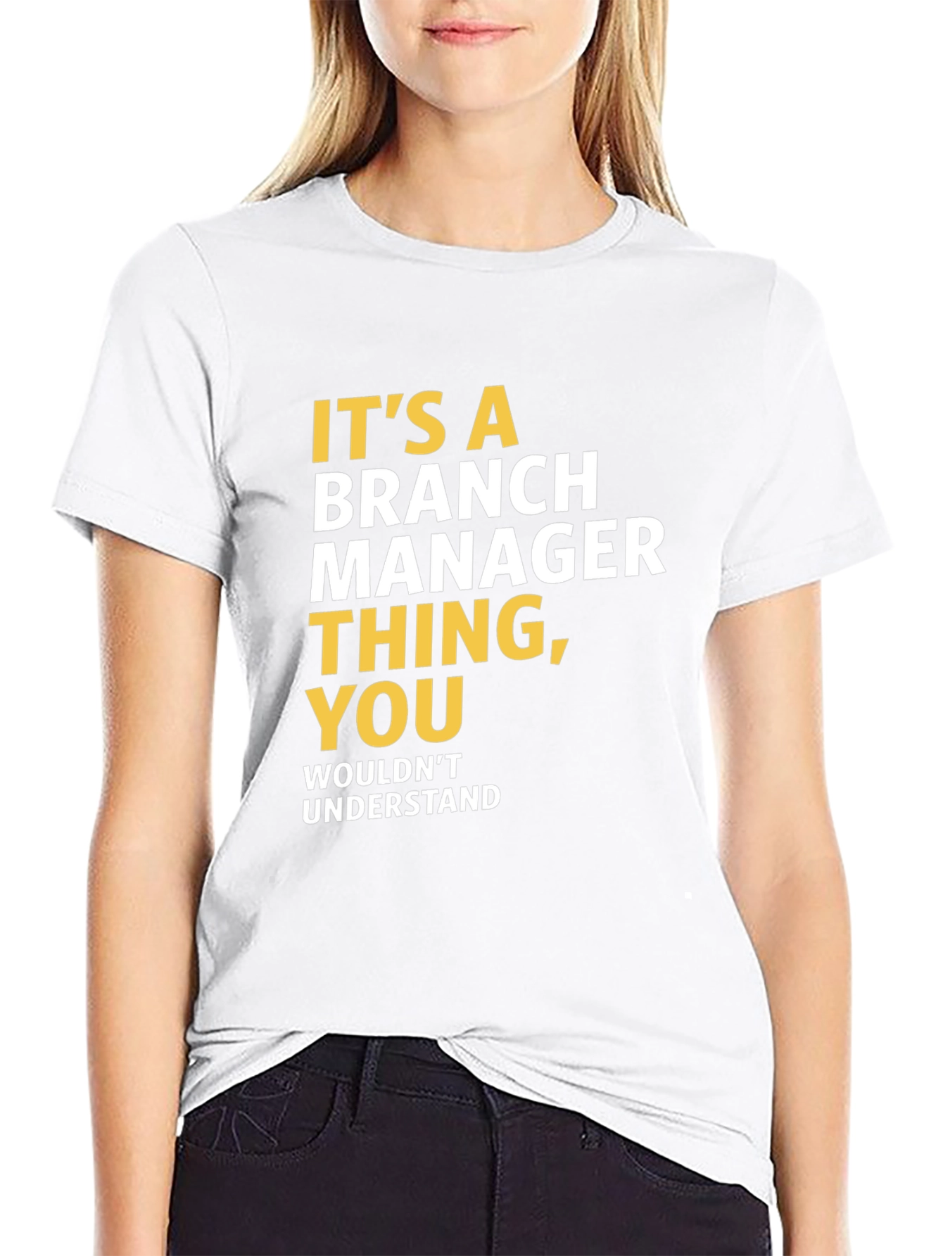 Black It's a Branch Manager Thing T-Shirt view 9