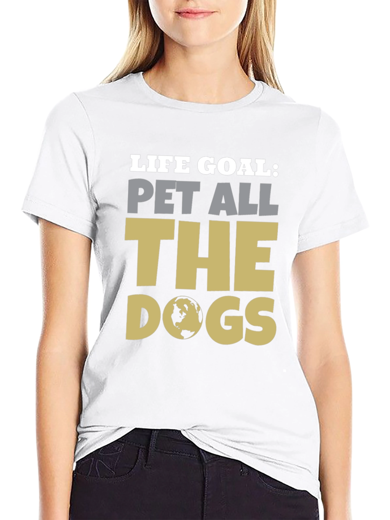 Black Life Goal Pet All the Dogs Graphic Tee view 9