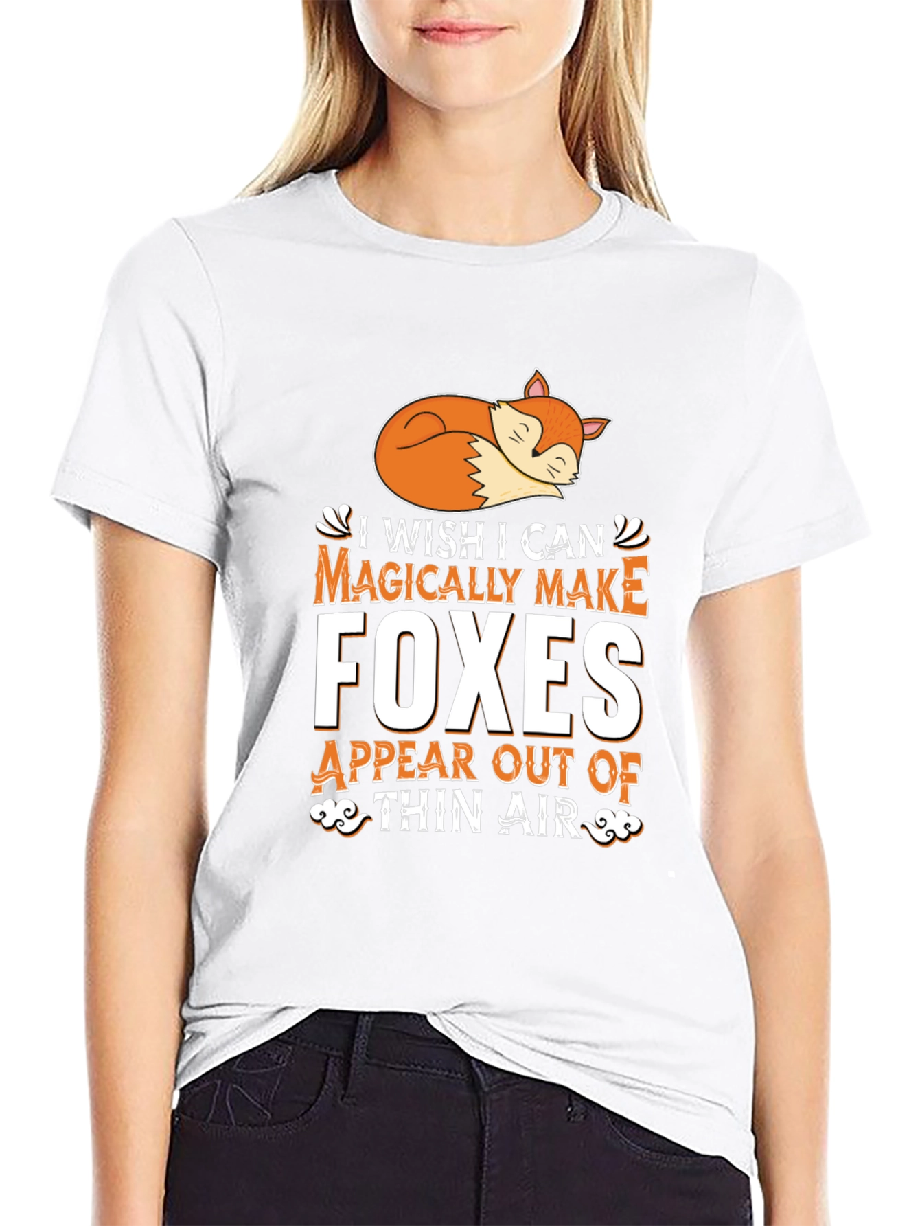 Black Magically Make Foxes Appear T-Shirt view 9