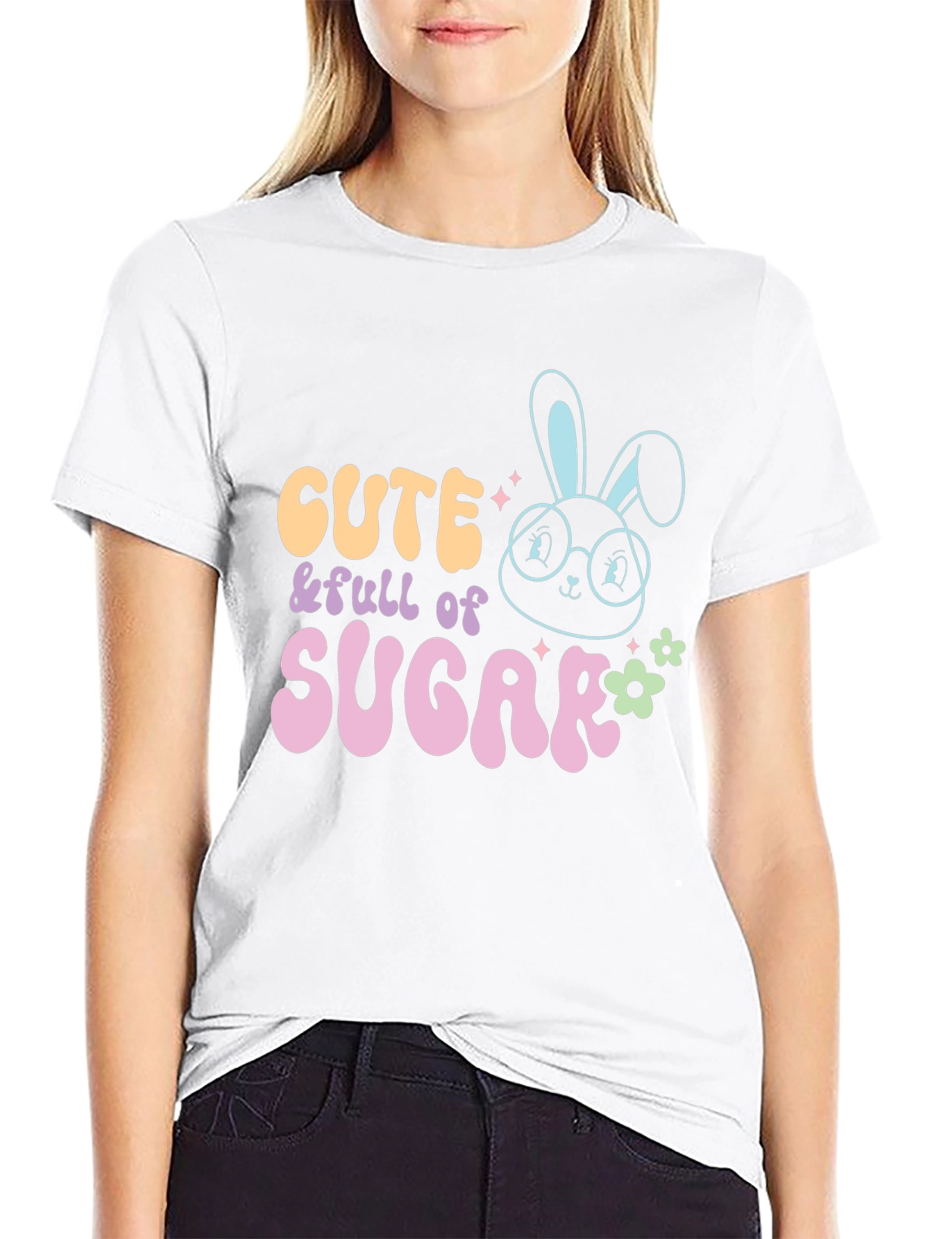 Black Cute & Full of Sugar T-Shirt view 9