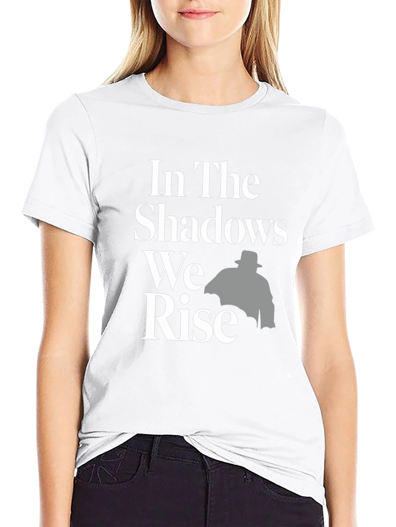 Black In the Shadows We Rise Graphic T-Shirt view 9