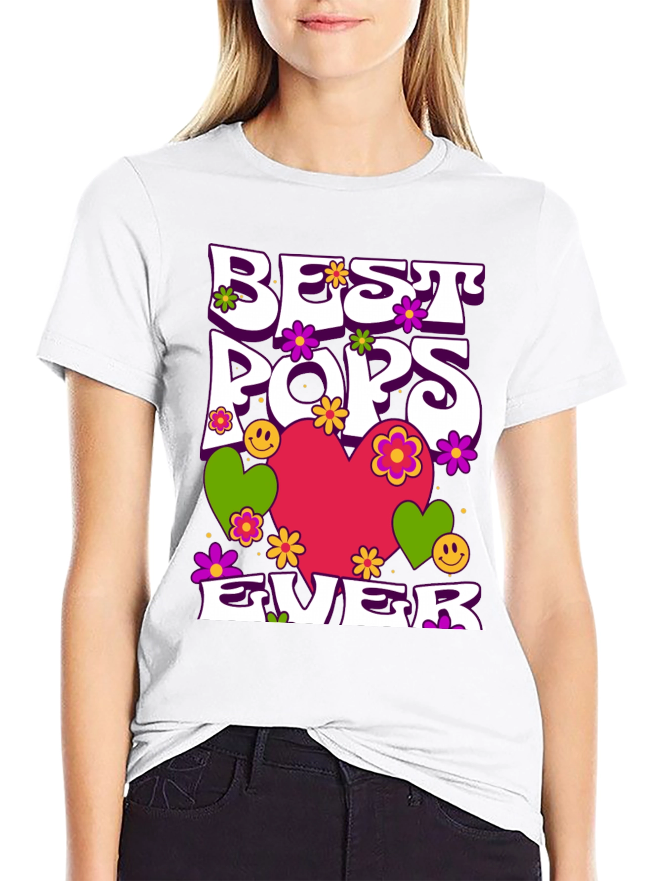 Black Best Pops Ever Graphic T-Shirt view 9
