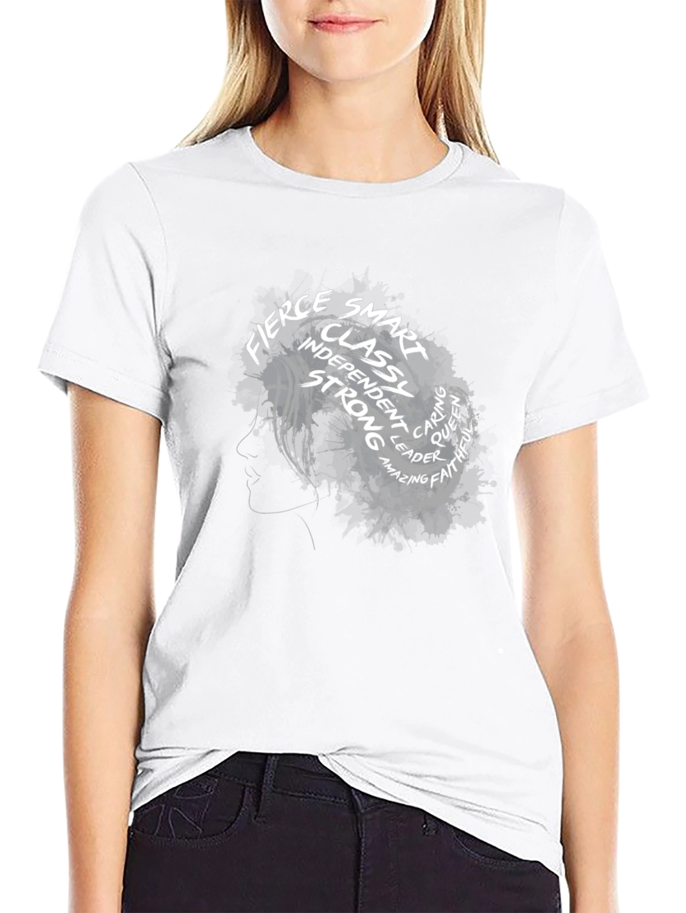 Empowered Woman Graphic Tee - Black - 9