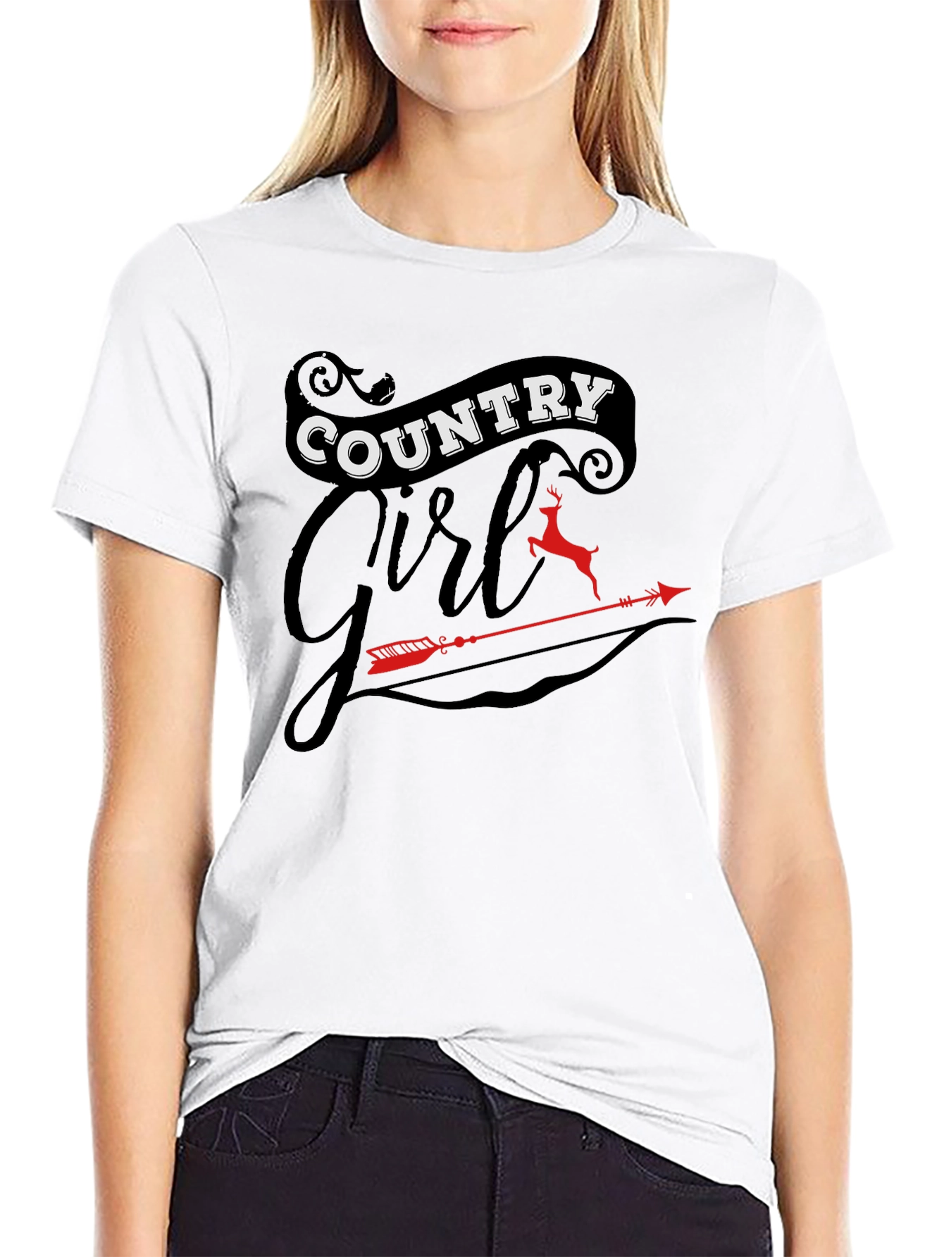 Black Country Girl Graphic Tee view 9