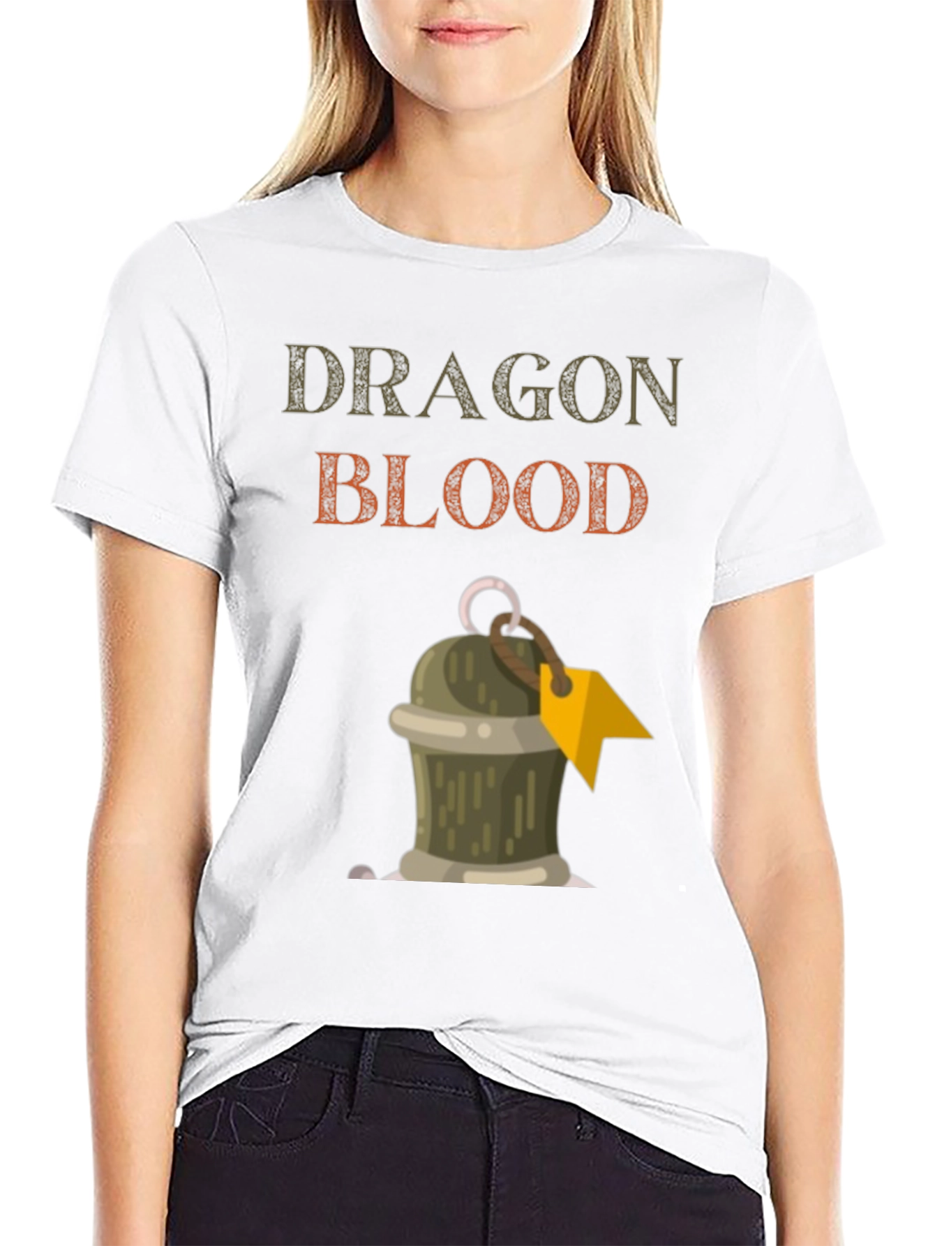 Black Dragon Blood Graphic T-Shirt view 9