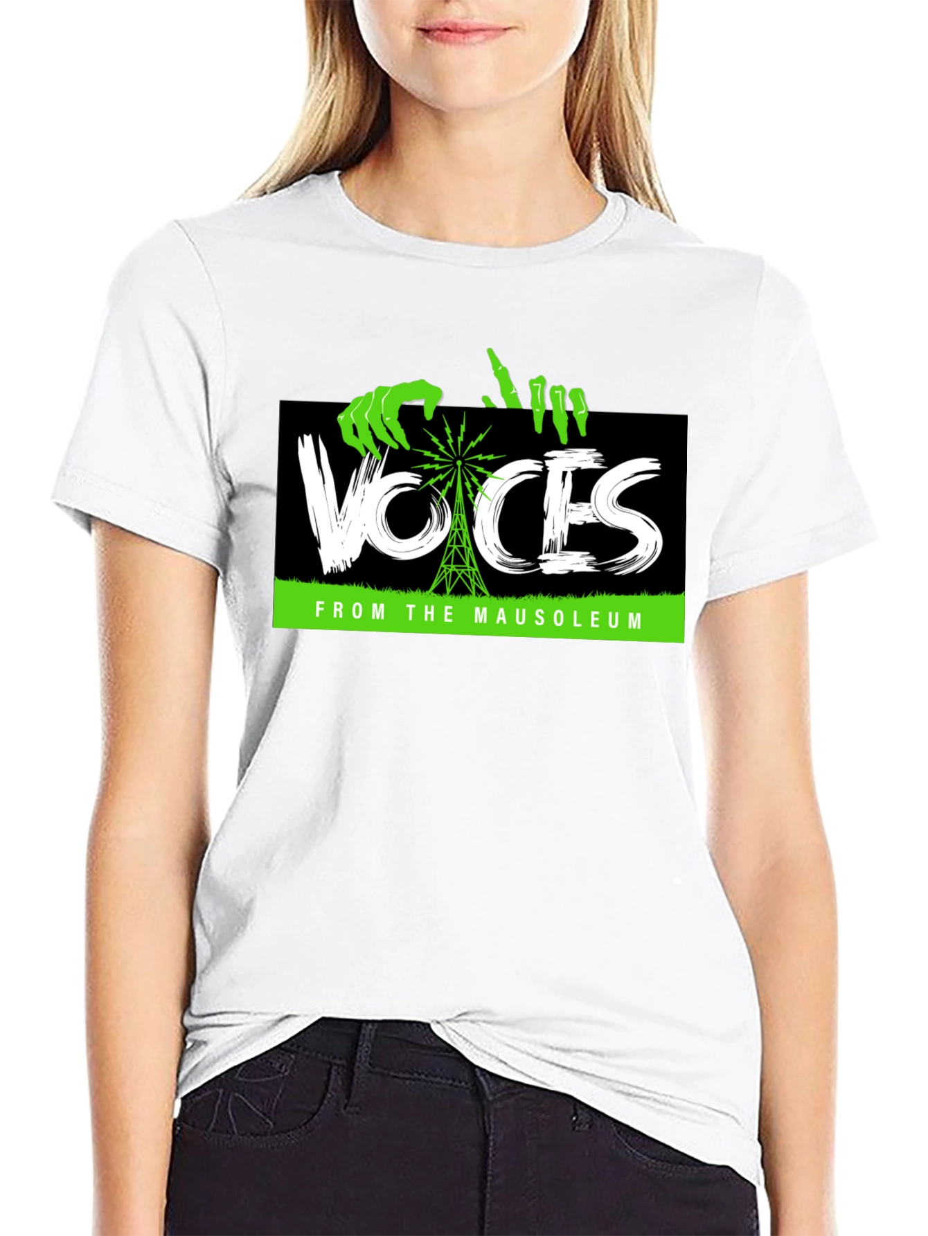 Black Voices from the Mausoleum Graphic Tee view 9