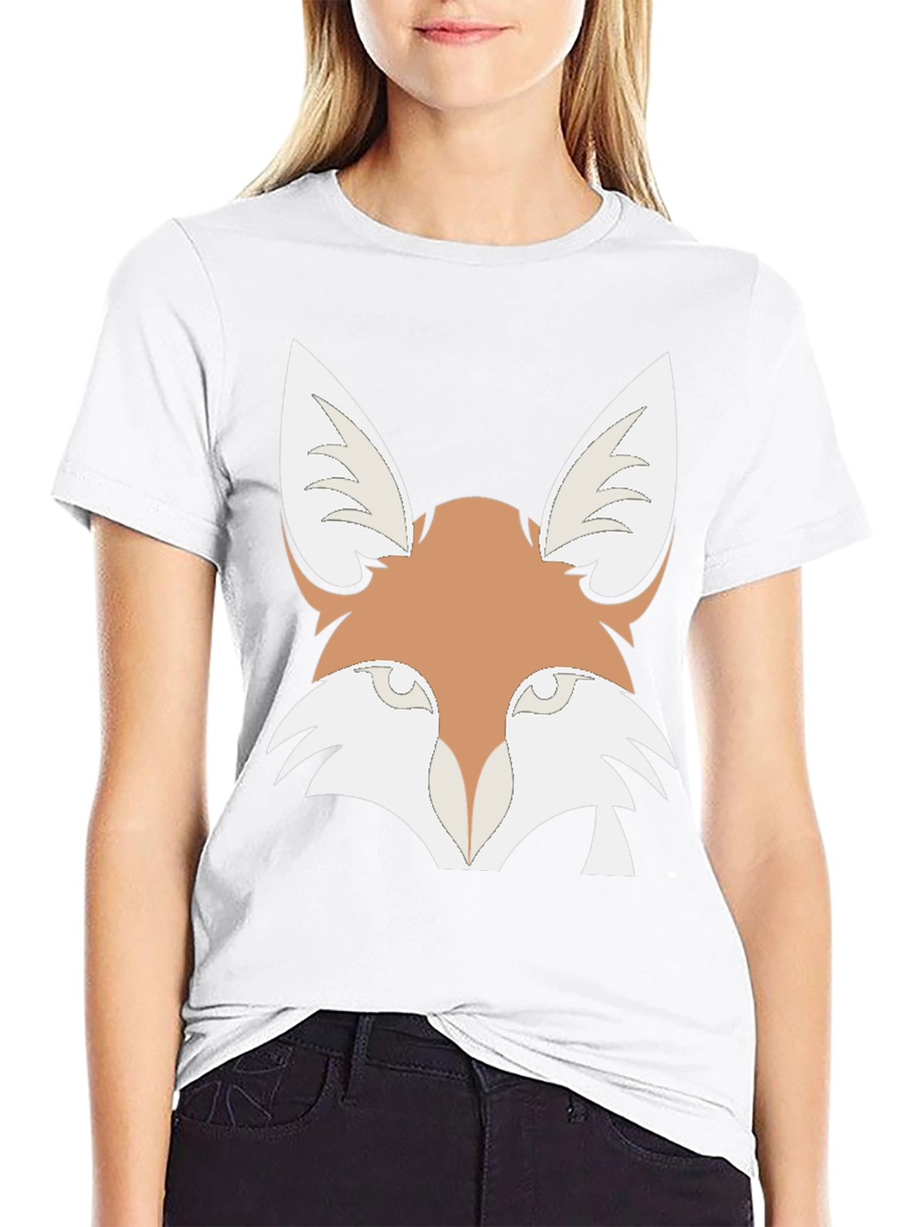 Black Fox Graphic Tee - Stylish Animal Print T-Shirt view 9