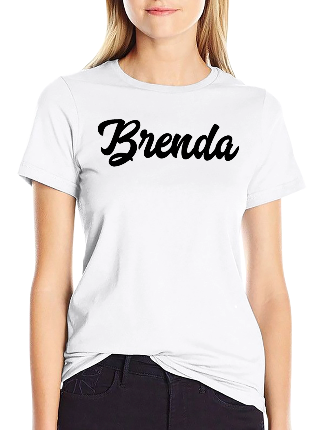 Black Brenda Black T-Shirt - Casual & Comfortable view 9
