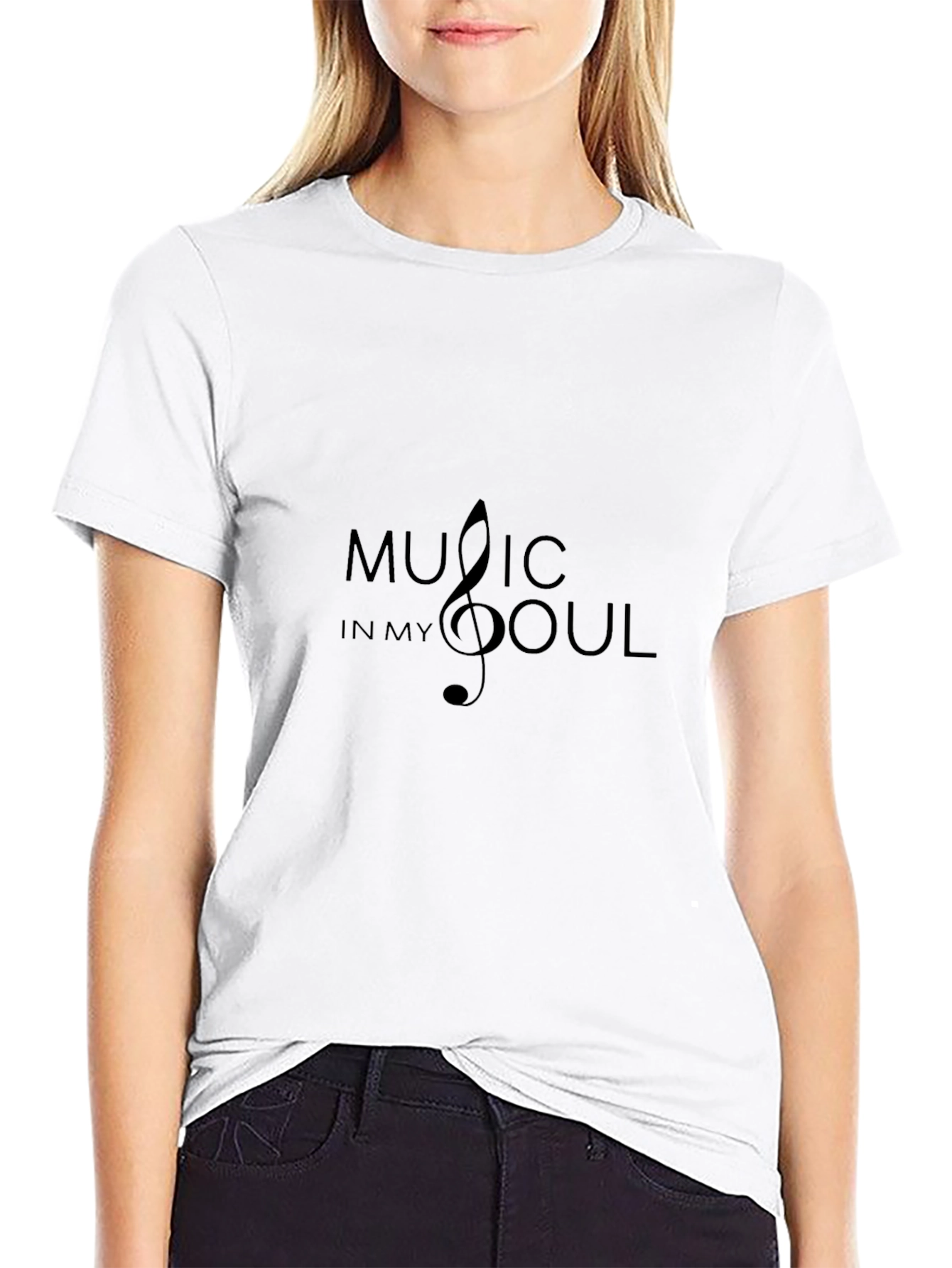 Black Music in My Soul - Stylish Black Tee view 9